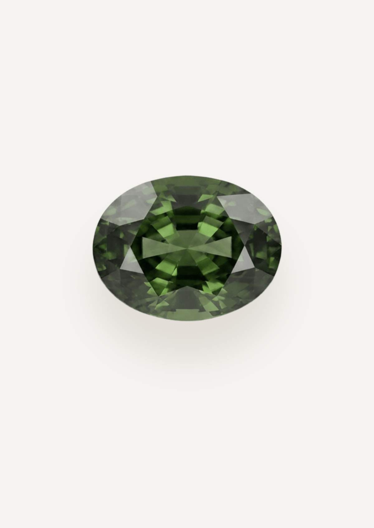 1.28ct Queensland Green Parti Oval Cut Sapphire - Molten Store