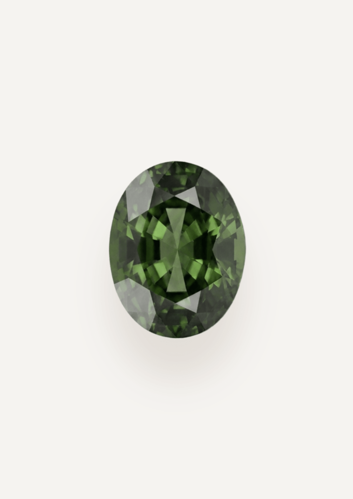 1.28ct Queensland Green Parti Oval Cut Sapphire - Molten Store