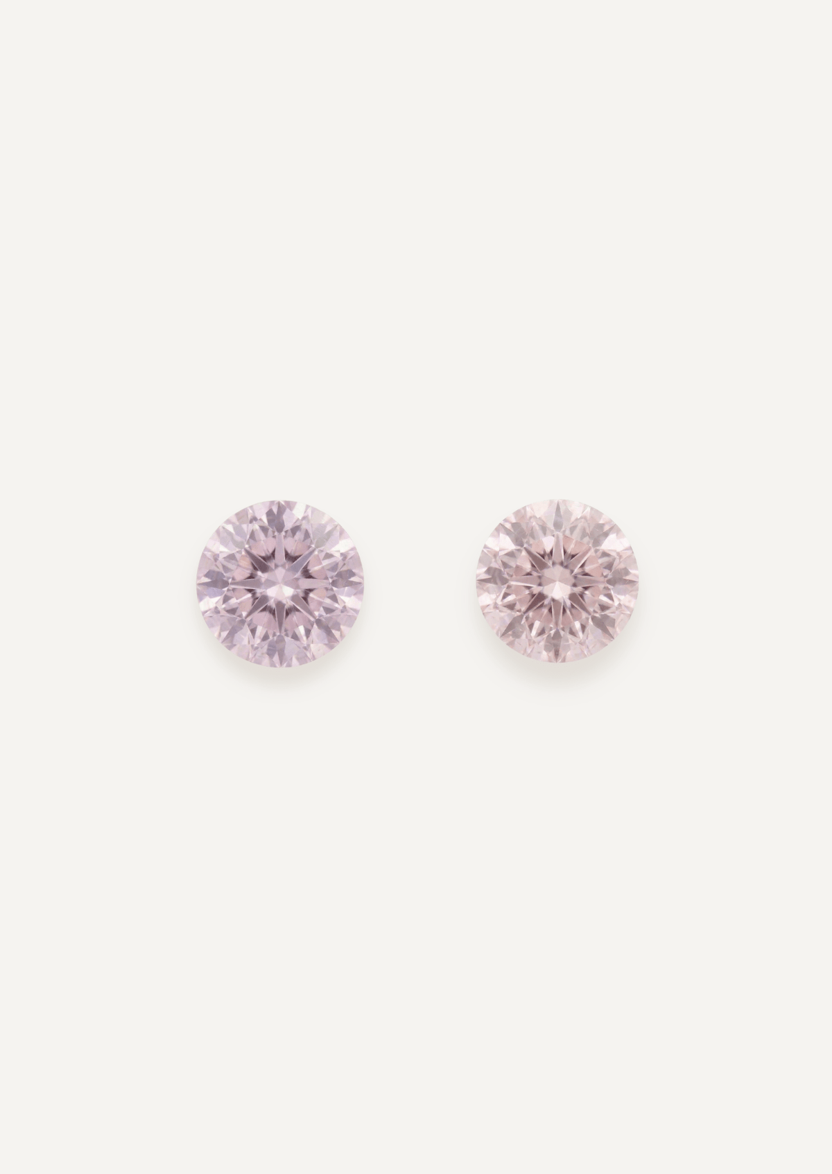 1.29 TCW Pink Round Brilliant Cut Sapphire Pair - Molten Store