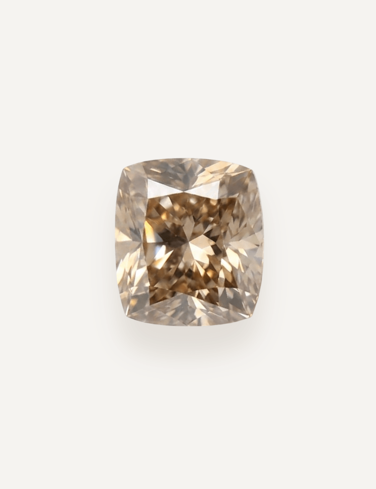 1.29ct Cognac Cushion Cut Diamond - Molten Store