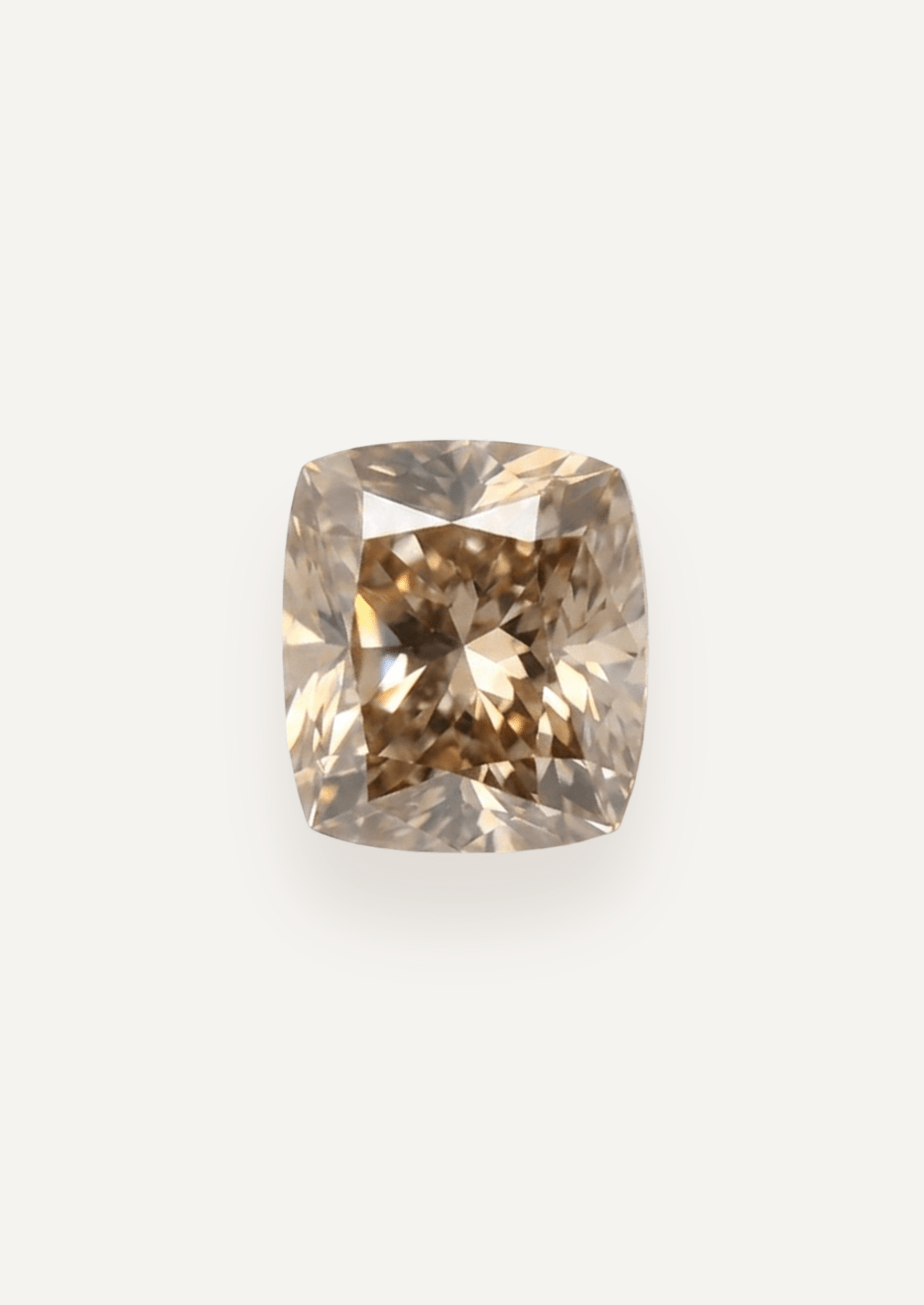1.29ct Cognac Cushion Cut Diamond - Molten Store