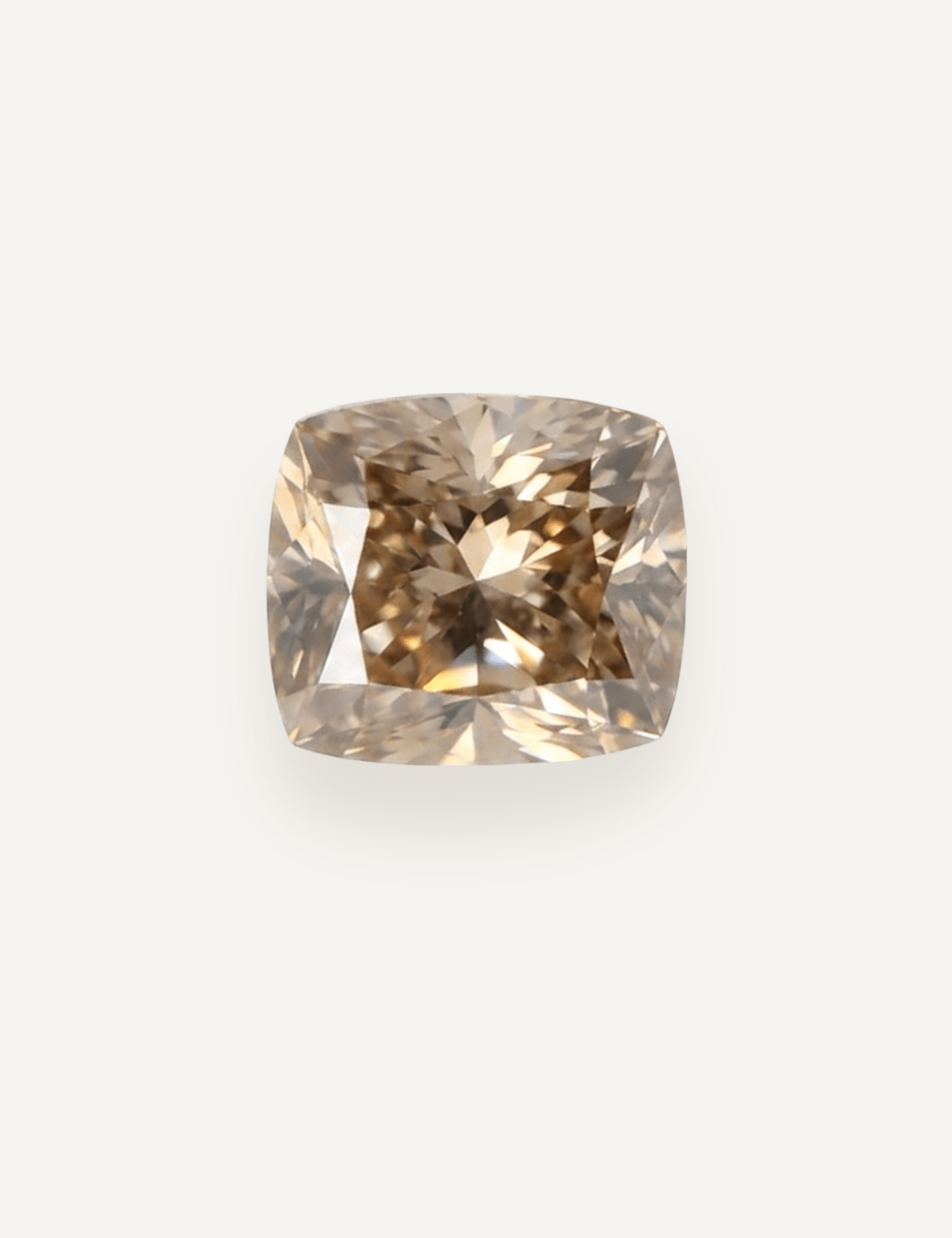1.29ct Cognac Cushion Cut Diamond - Molten Store