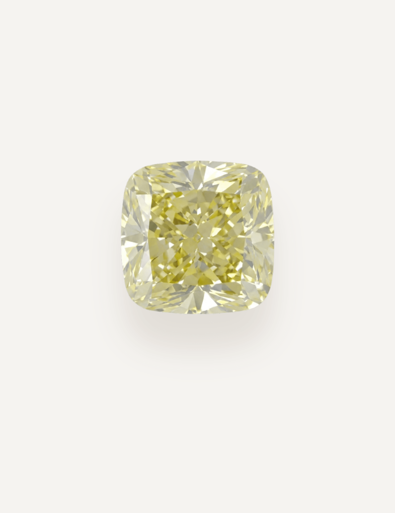 1.29ct Fancy Yellow Cushion Cut Diamond - Molten Store