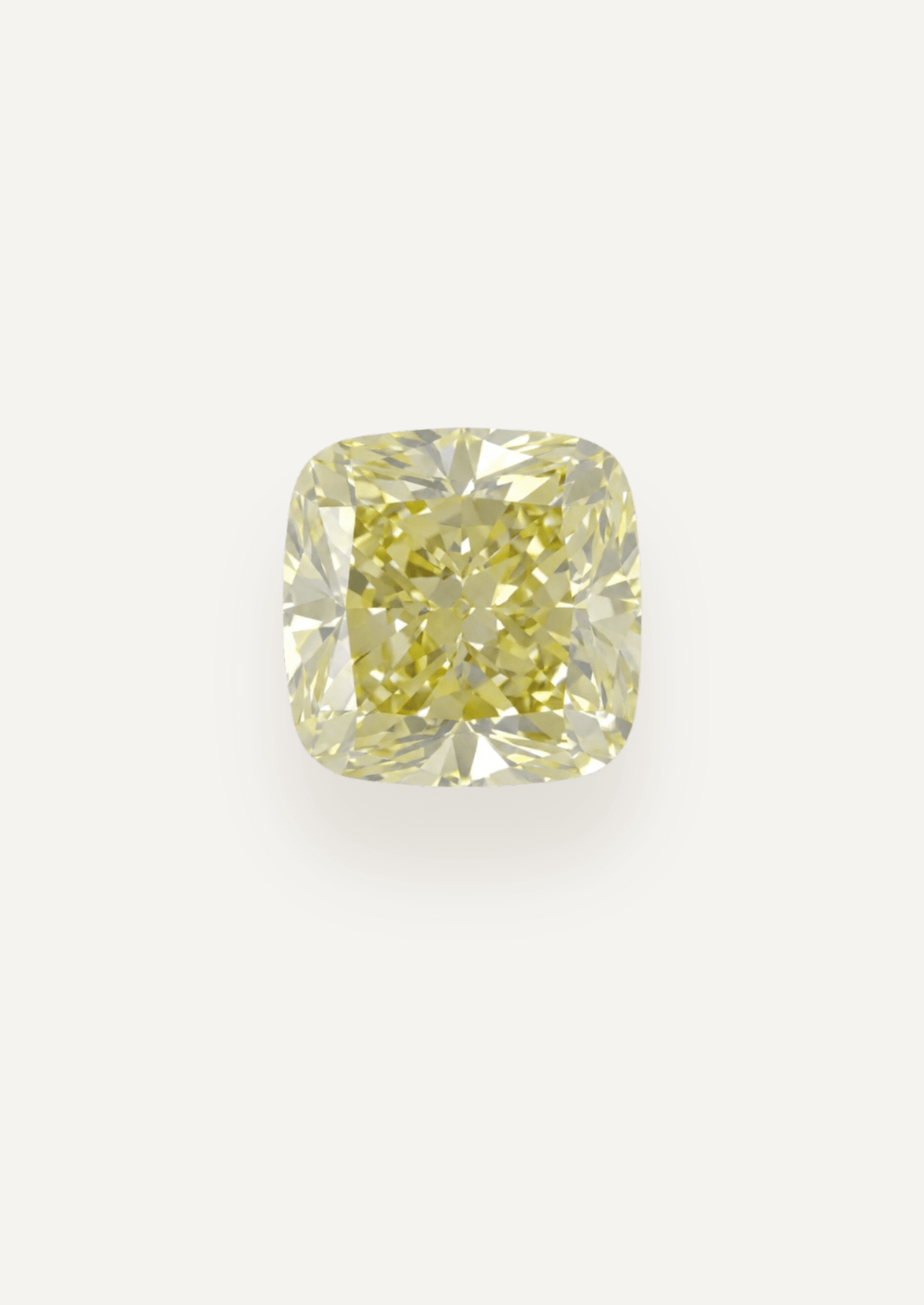 1.29ct Fancy Yellow Cushion Cut Diamond - Molten Store