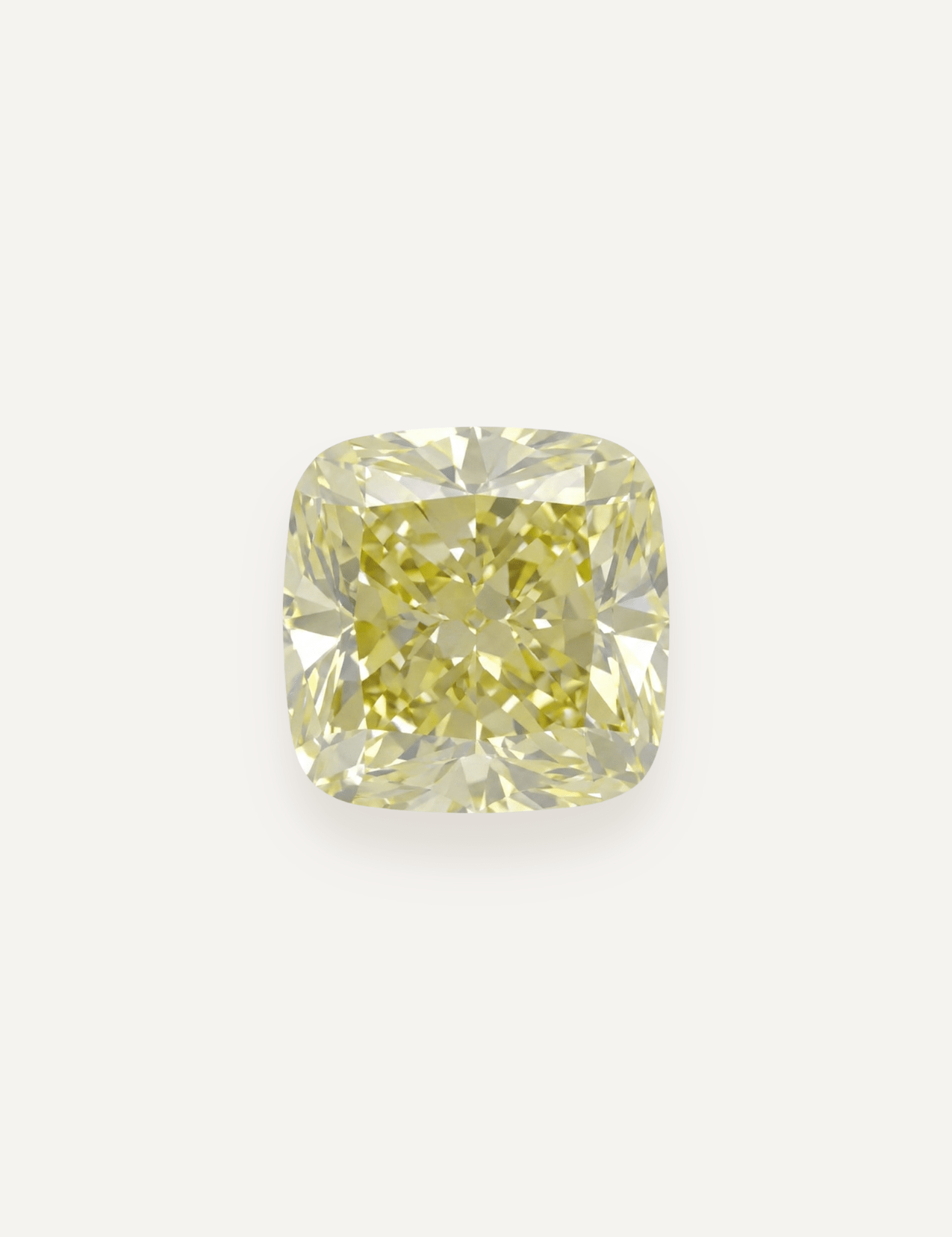 1.29ct Fancy Yellow Cushion Cut Diamond - Molten Store