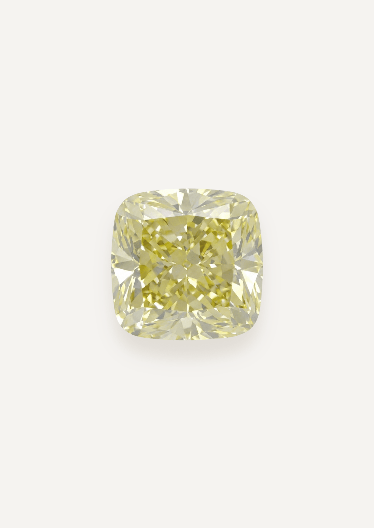 1.29ct Fancy Yellow Cushion Cut Diamond - Molten Store