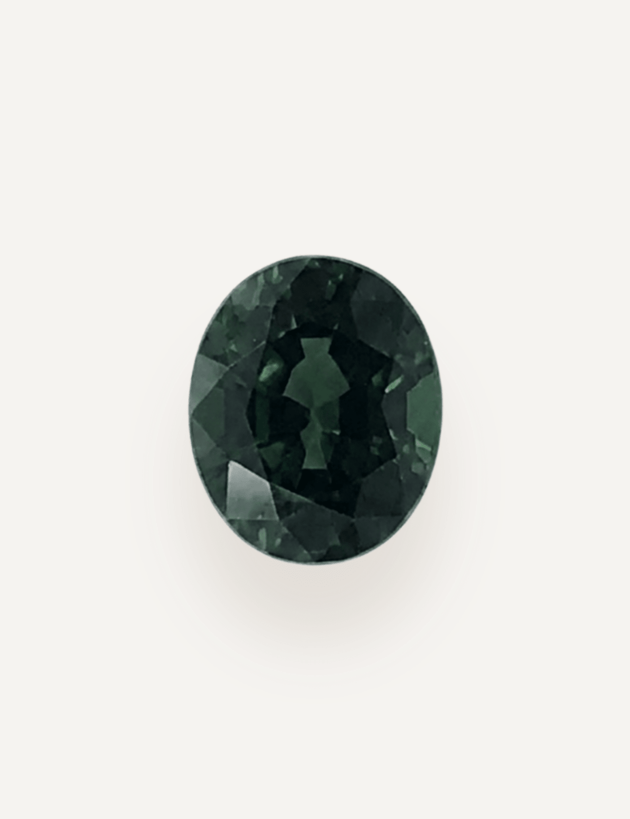 1.29ct Queensland Green Parti Oval Cut Sapphire - Molten Store