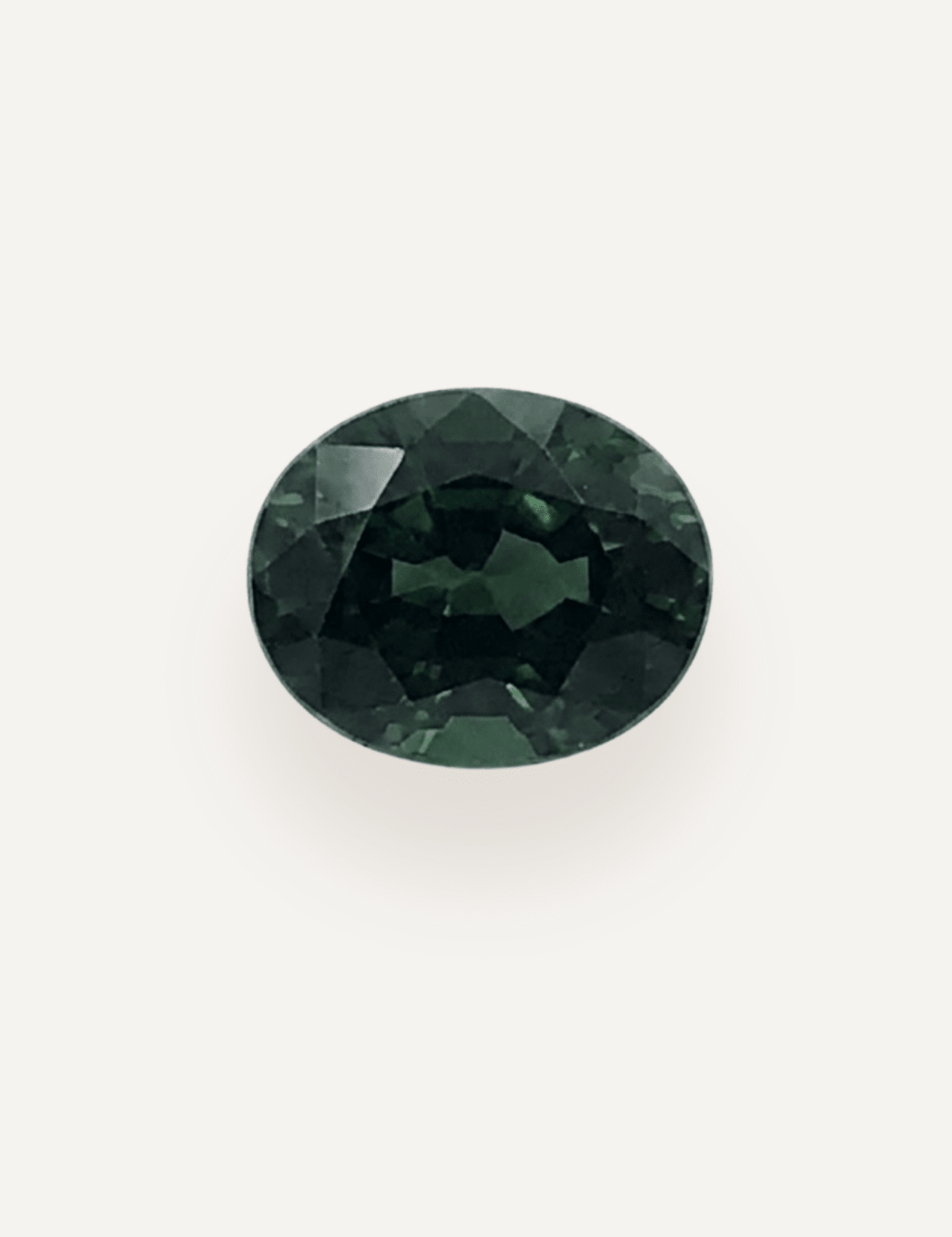 1.29ct Queensland Green Parti Oval Cut Sapphire - Molten Store