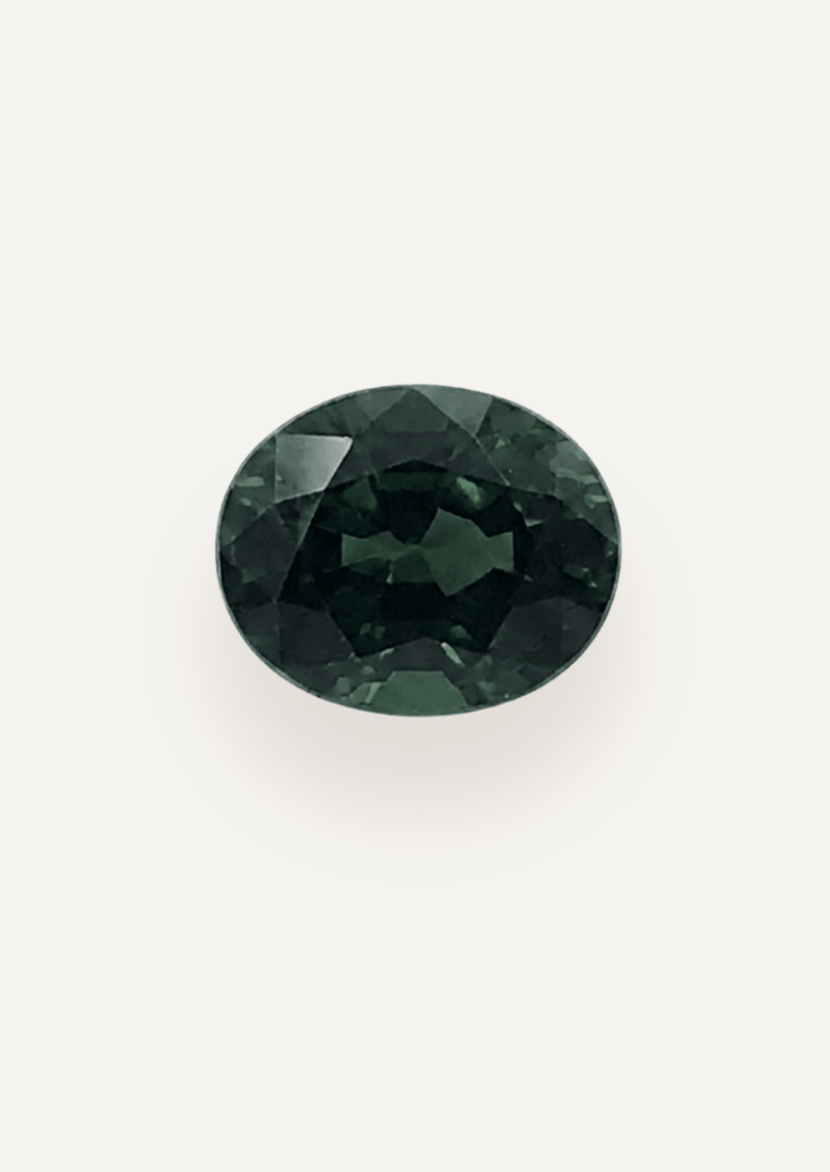 1.29ct Queensland Green Parti Oval Cut Sapphire - Molten Store