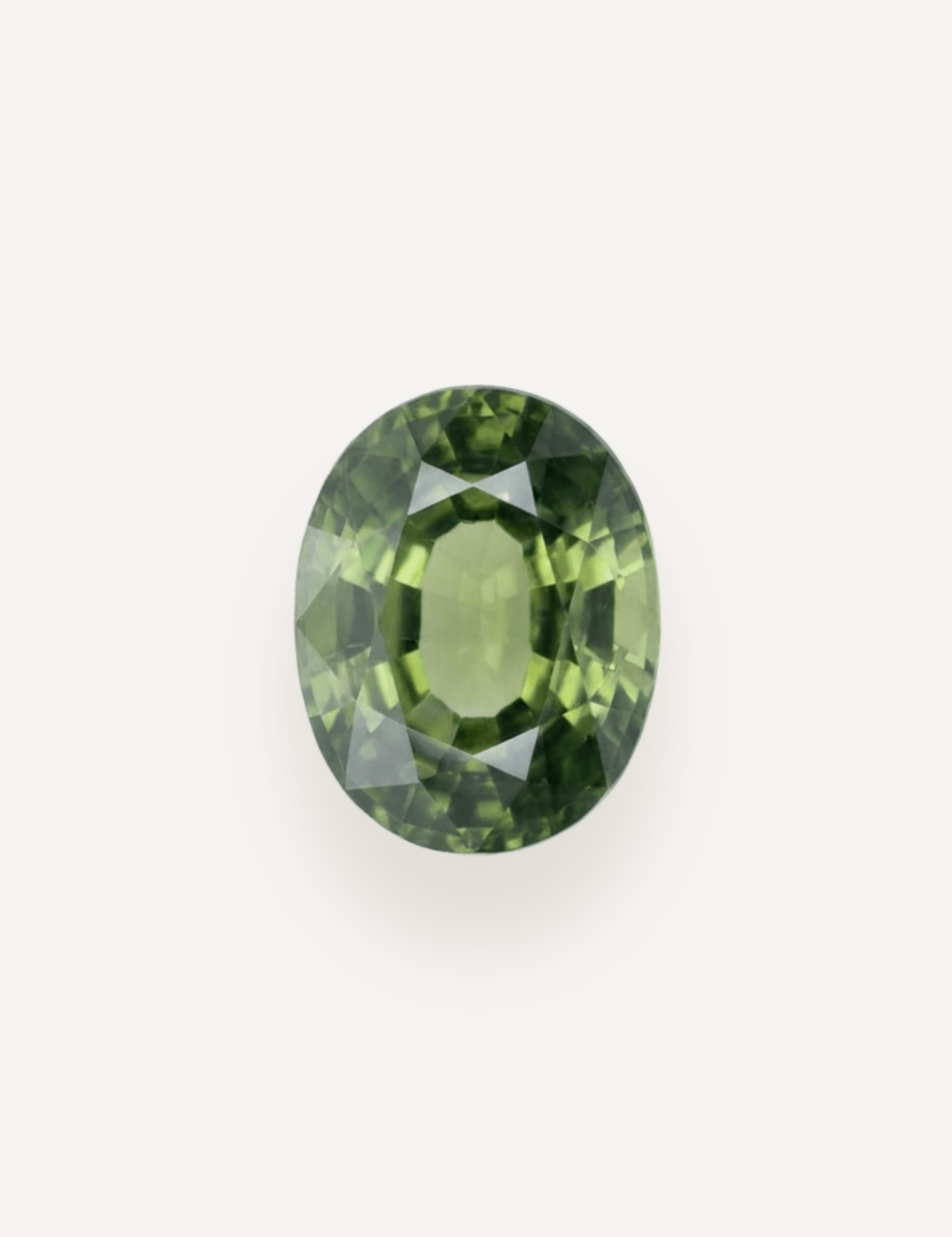 1.30ct Queensland Green Parti Oval Cut Sapphire - Molten Store