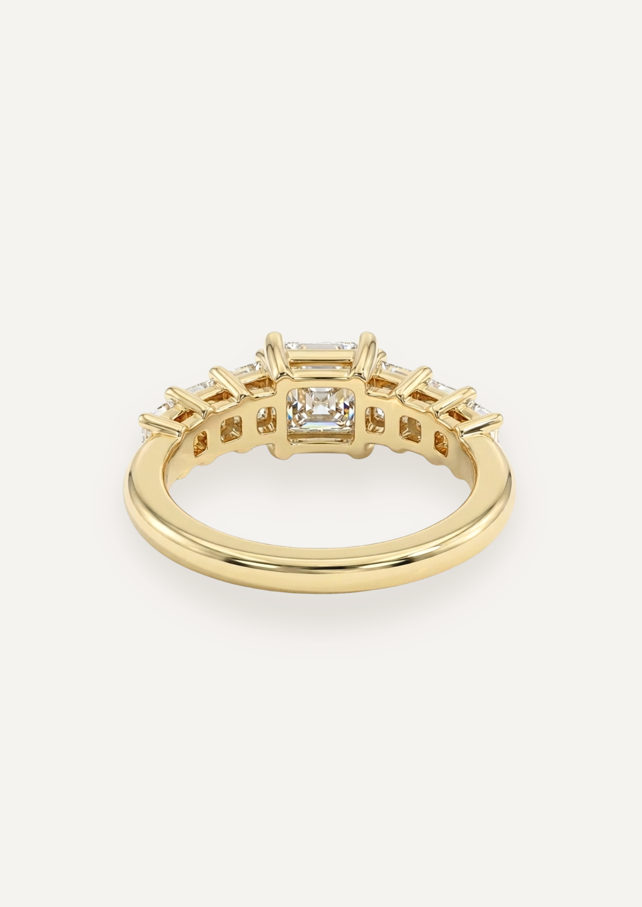 The Banks Ring with Princess Cut Diamond