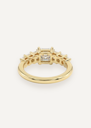 The Banks Ring with Princess Cut Diamond
