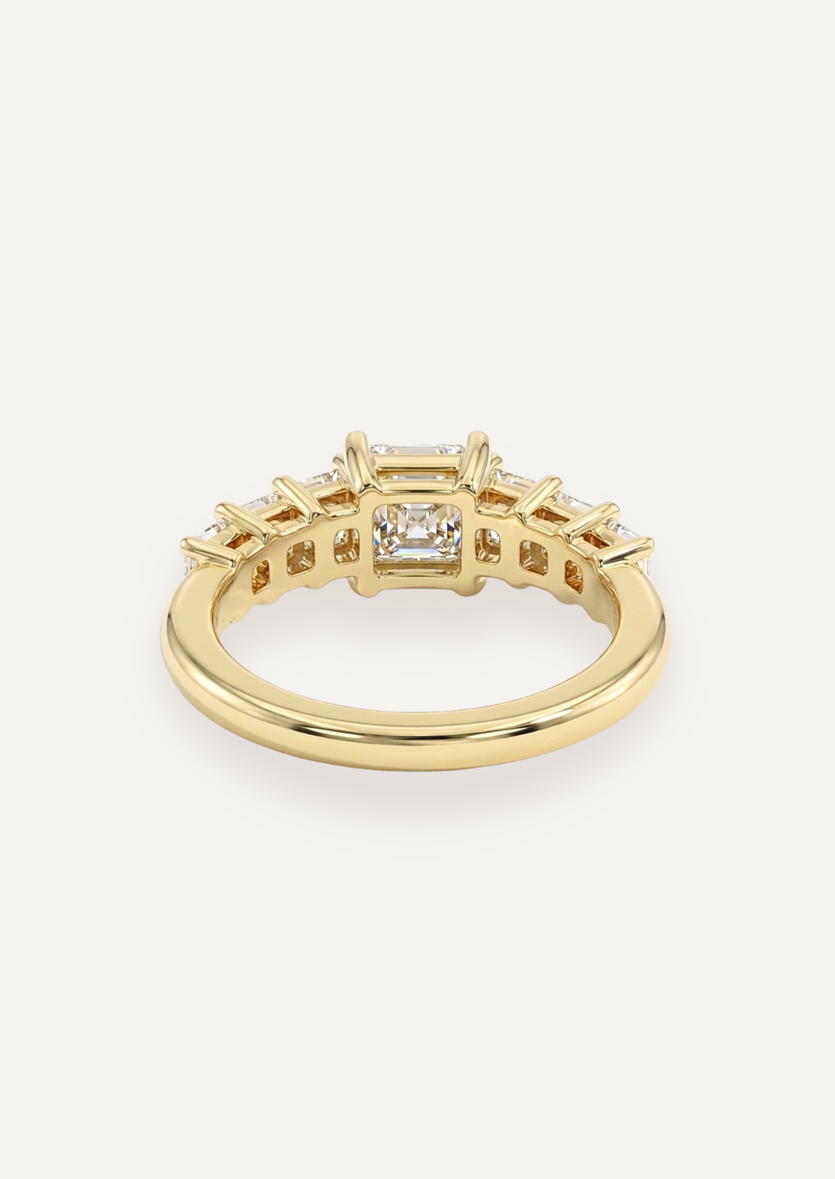 The Banks Ring with Princess Cut Diamond
