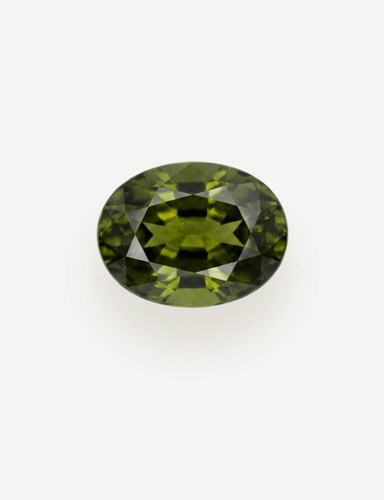 1.32ct Queensland Green Parti Oval Cut Sapphire - Molten Store