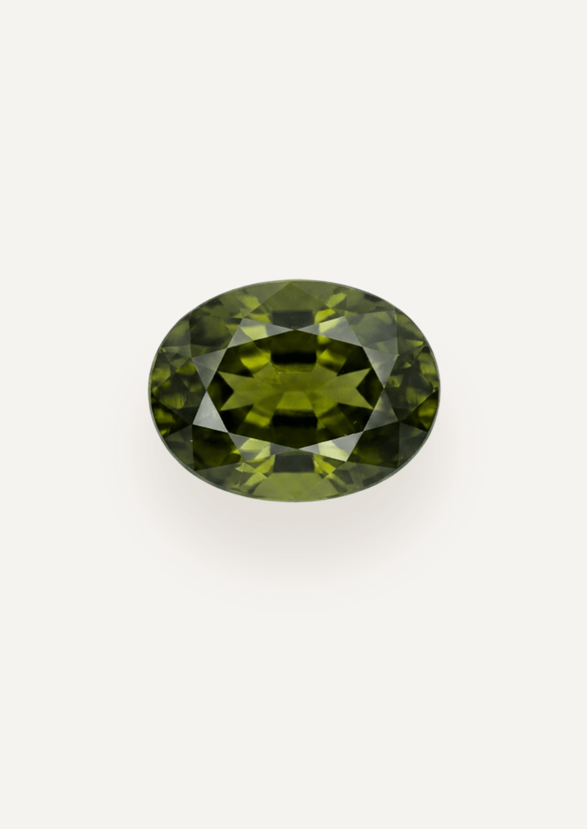 1.32ct Queensland Green Parti Oval Cut Sapphire - Molten Store