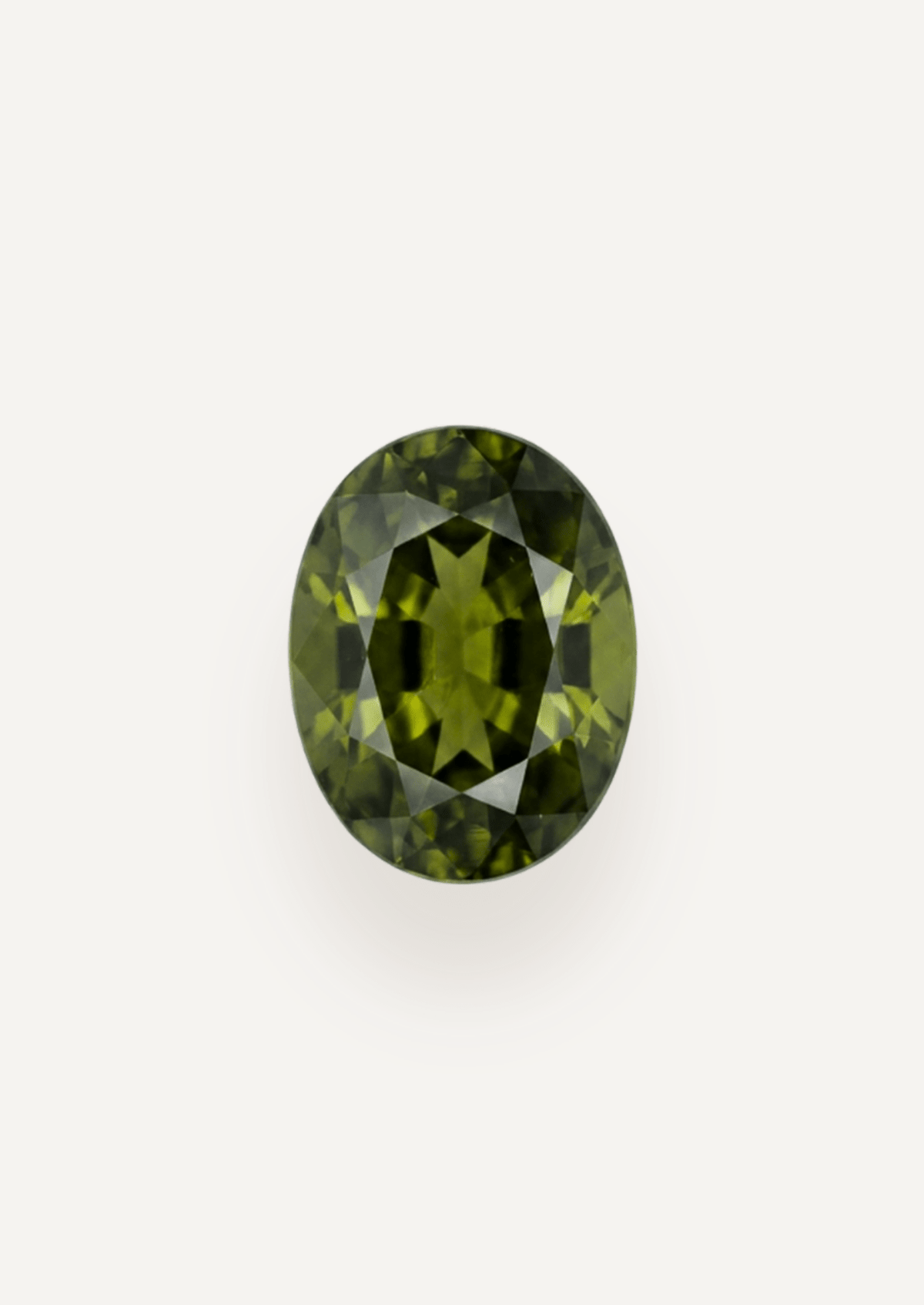 1.32ct Queensland Green Parti Oval Cut Sapphire - Molten Store