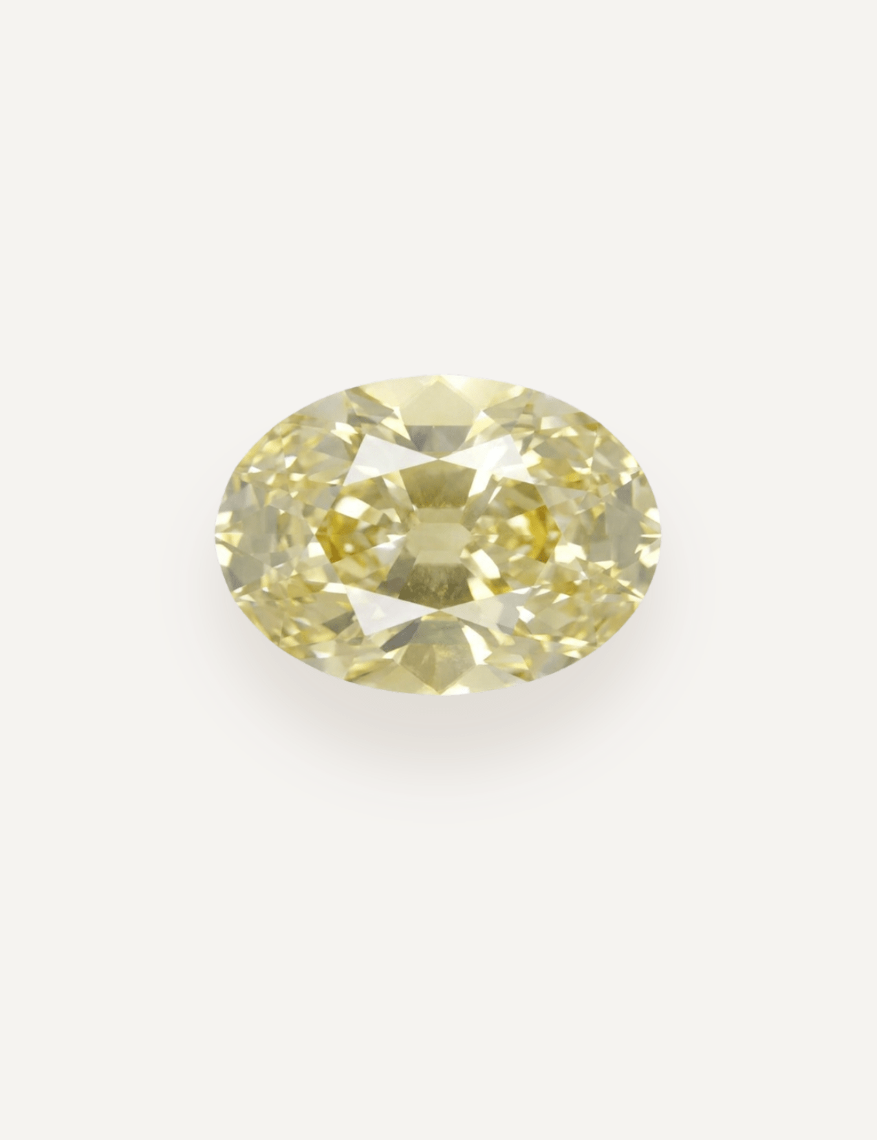 1.32ct Yellow Oval Cut Sapphire - Molten Store