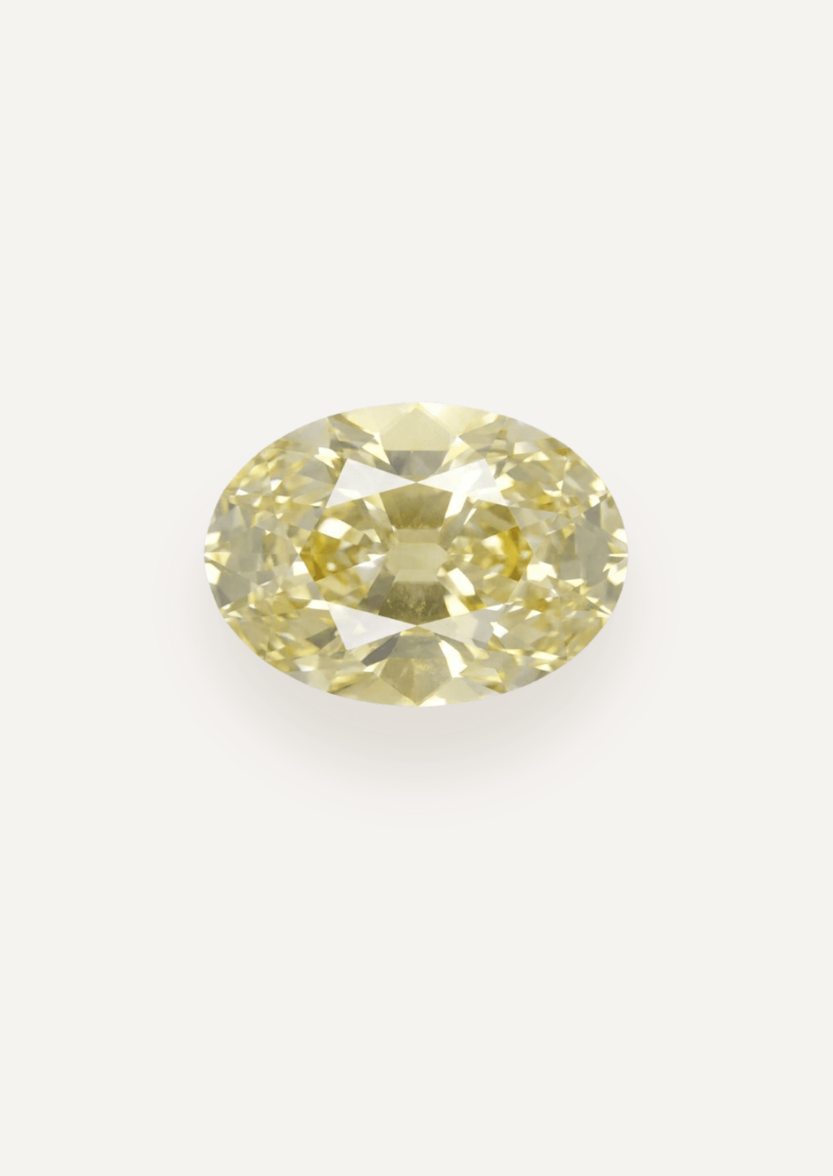 1.32ct Yellow Oval Cut Sapphire - Molten Store