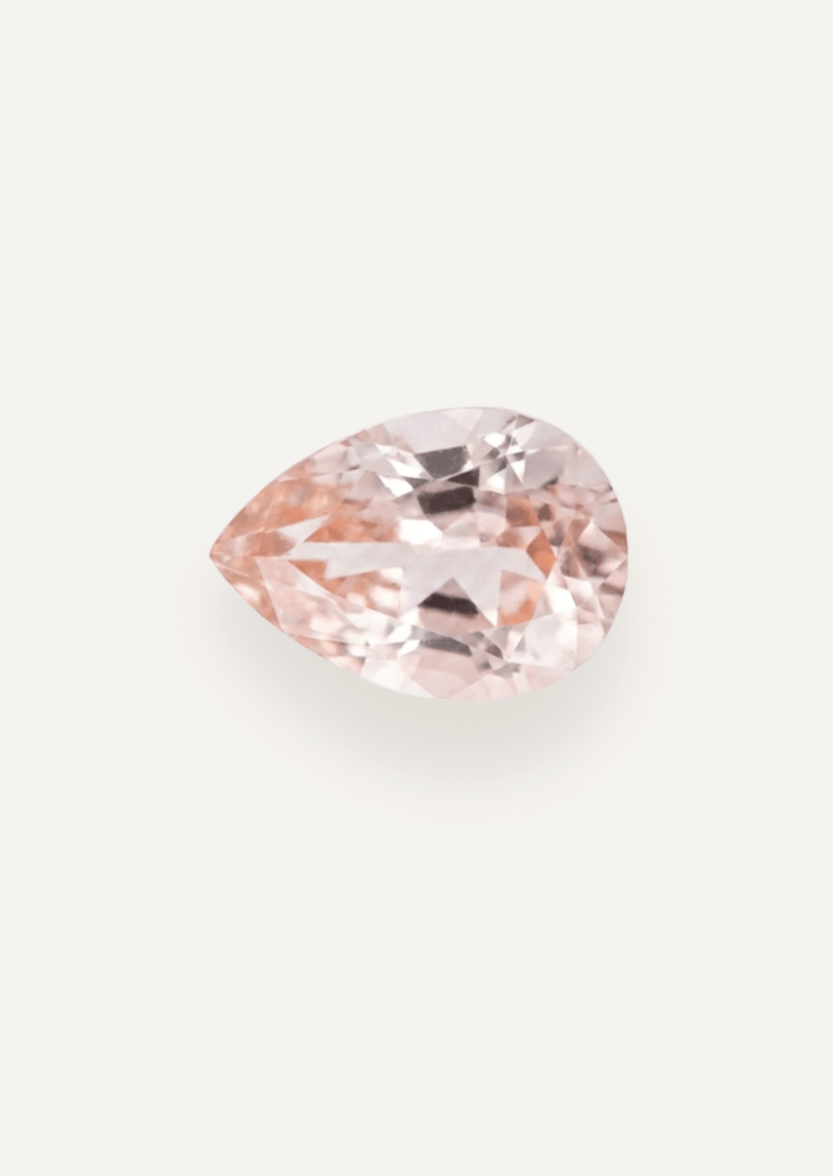 1.34 TCW Pink and Peach Pear Cut Sapphire Pair - Molten Store