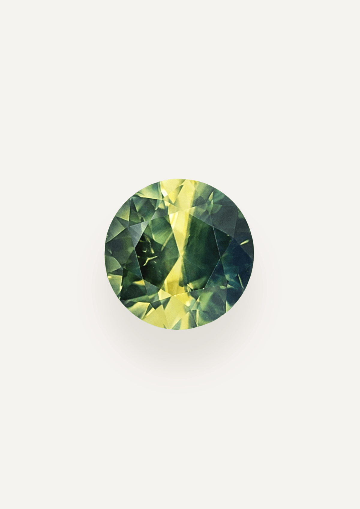1.34ct Australian Parti Round Brilliant Cut Sapphire - Molten Store