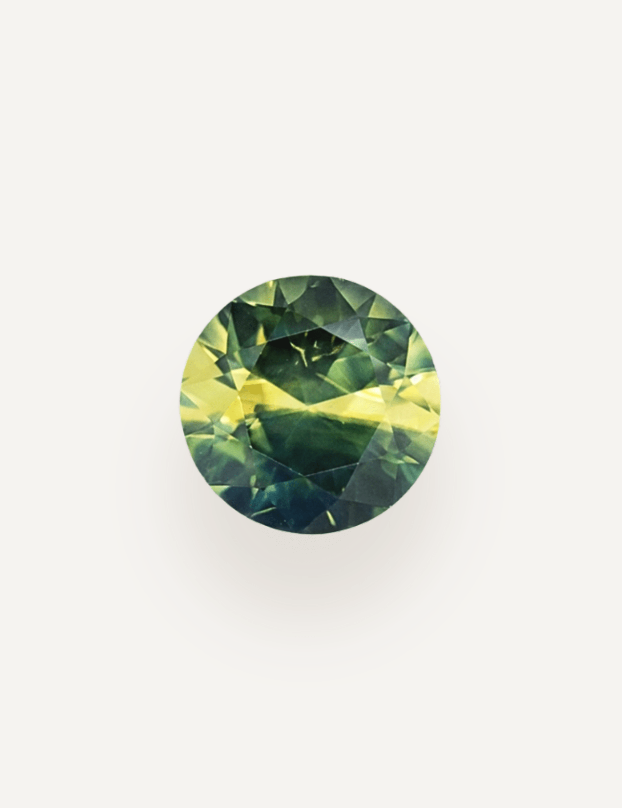 1.34ct Australian Parti Round Brilliant Cut Sapphire - Molten Store