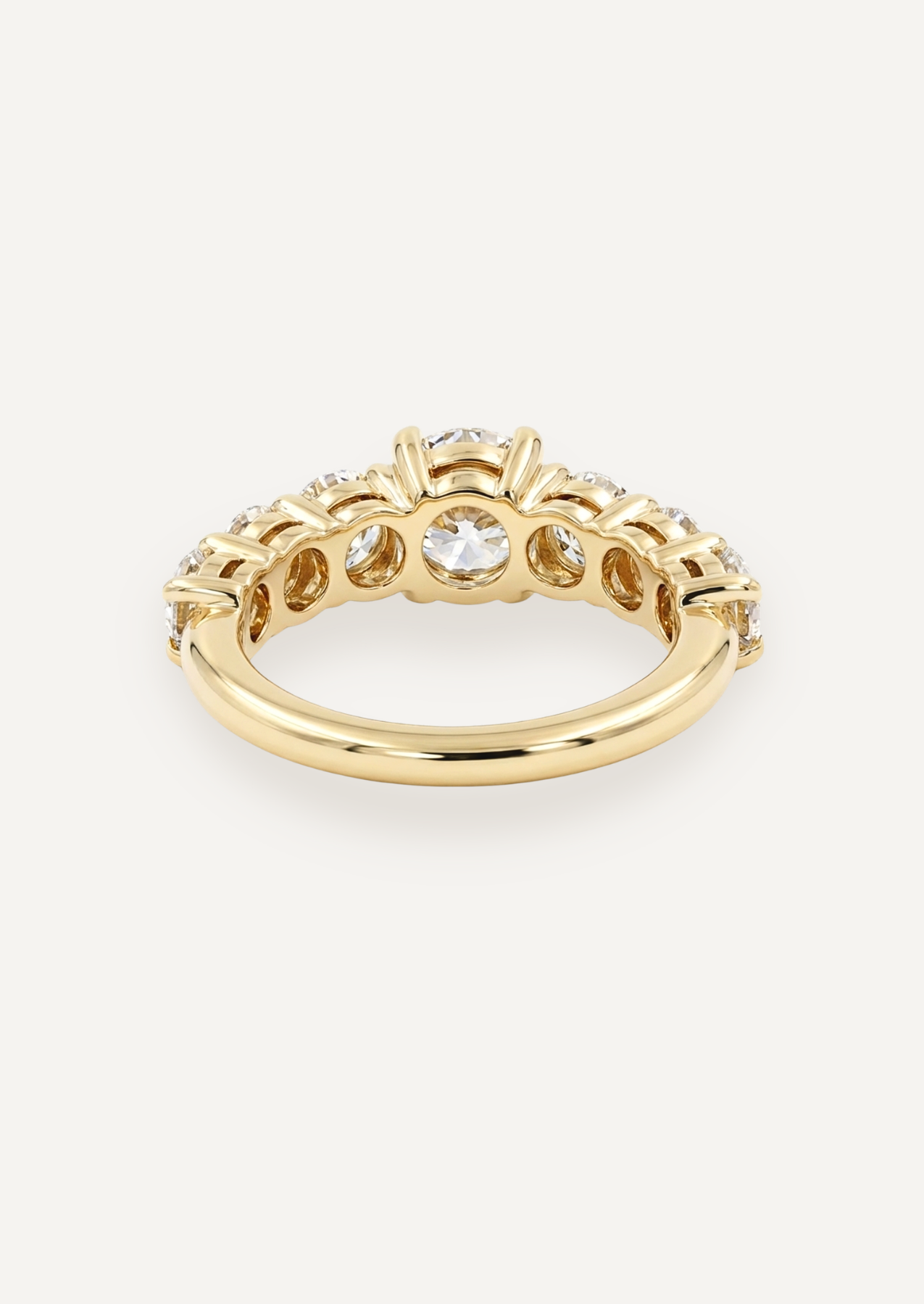 The Banks Ring with Round Diamond