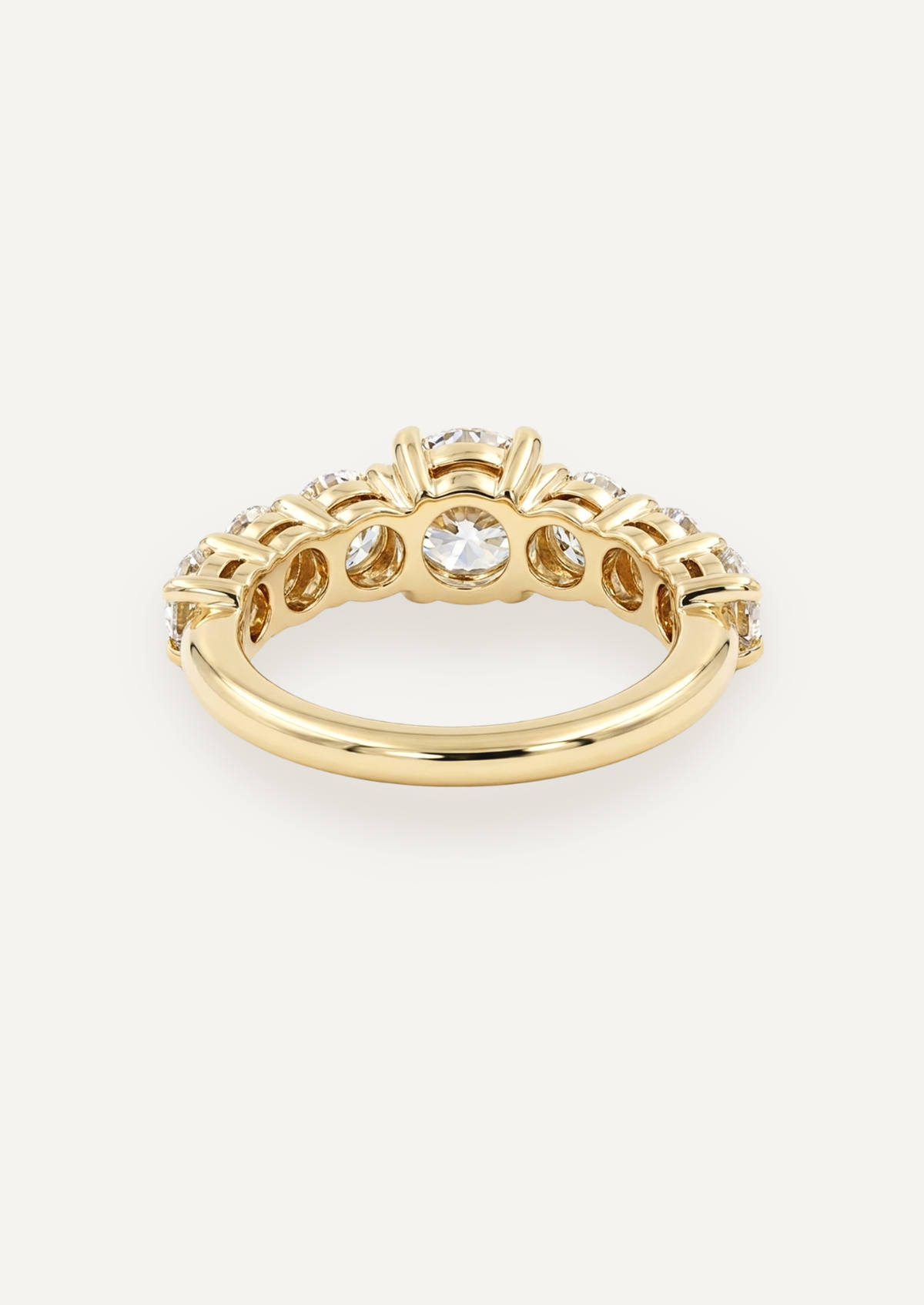 The Banks Ring with Round Diamond