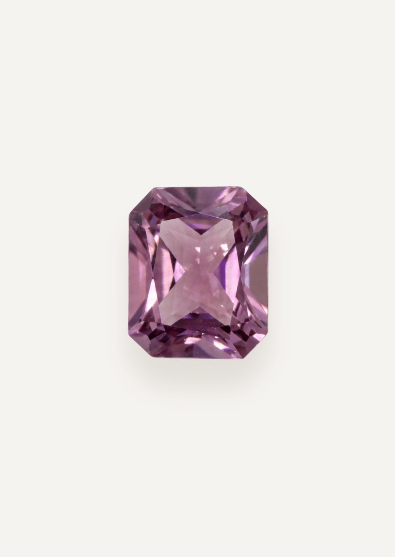 1.35ct Pink Emerald Cut Spinel - Molten Store