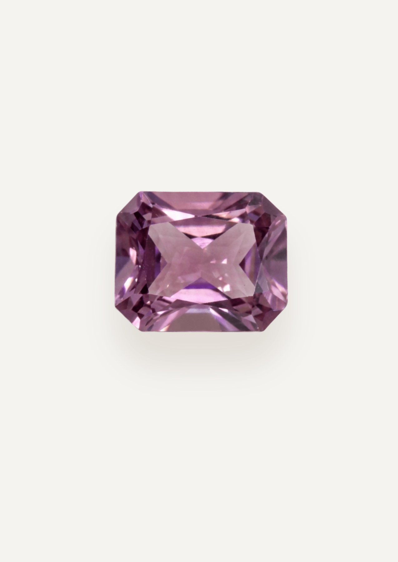 1.35ct Pink Emerald Cut Spinel - Molten Store