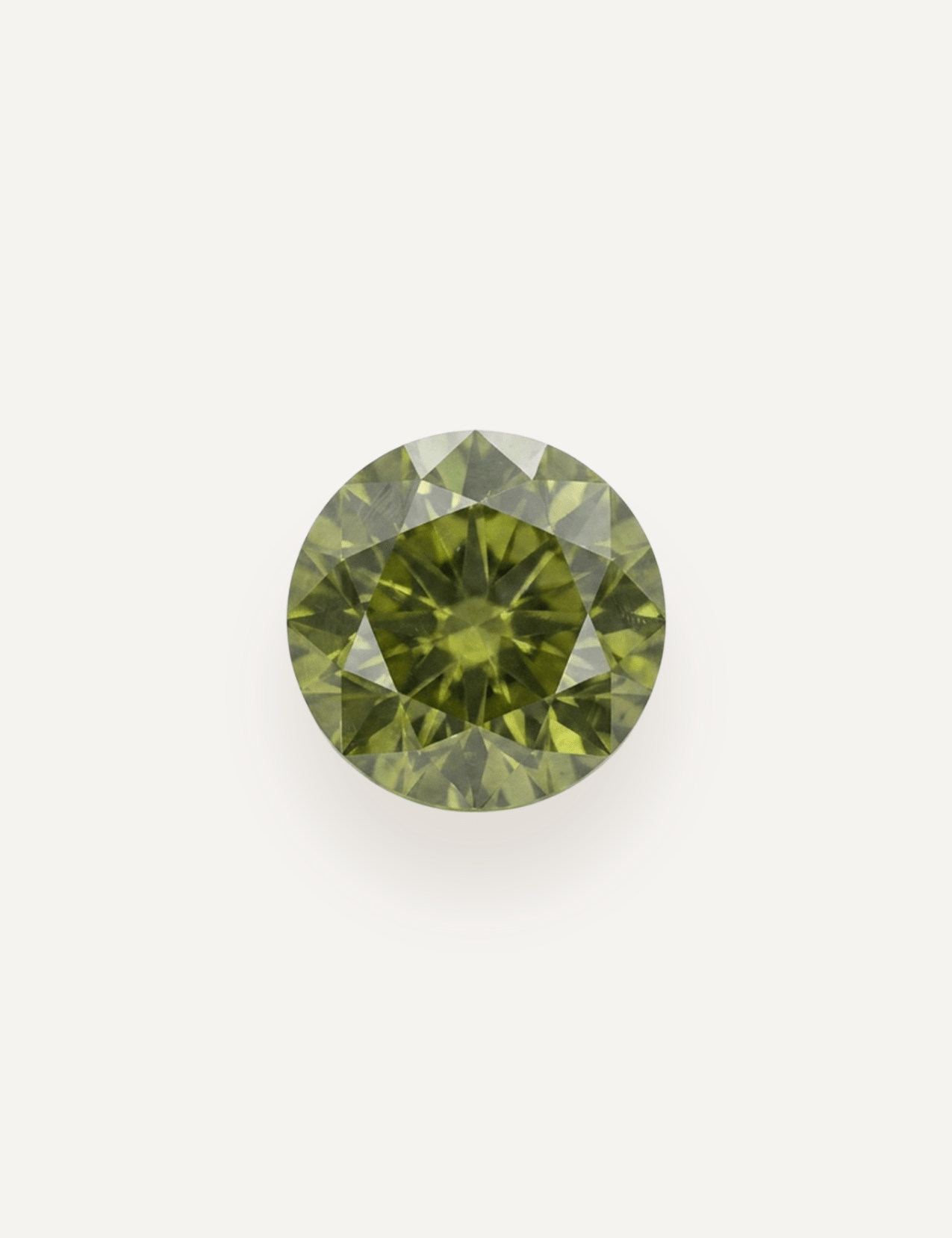 1.35ct Queensland Green Parti Round Cut Sapphire - Molten Store