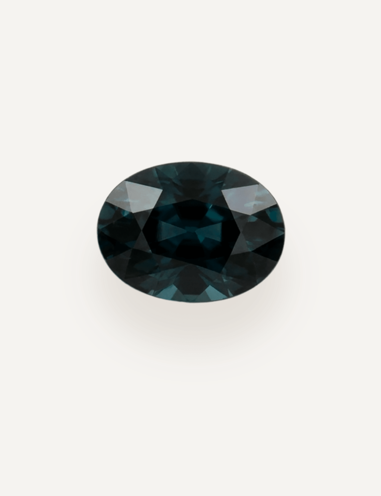 1.36ct Queensland Green Parti Oval Cut Sapphire - Molten Store