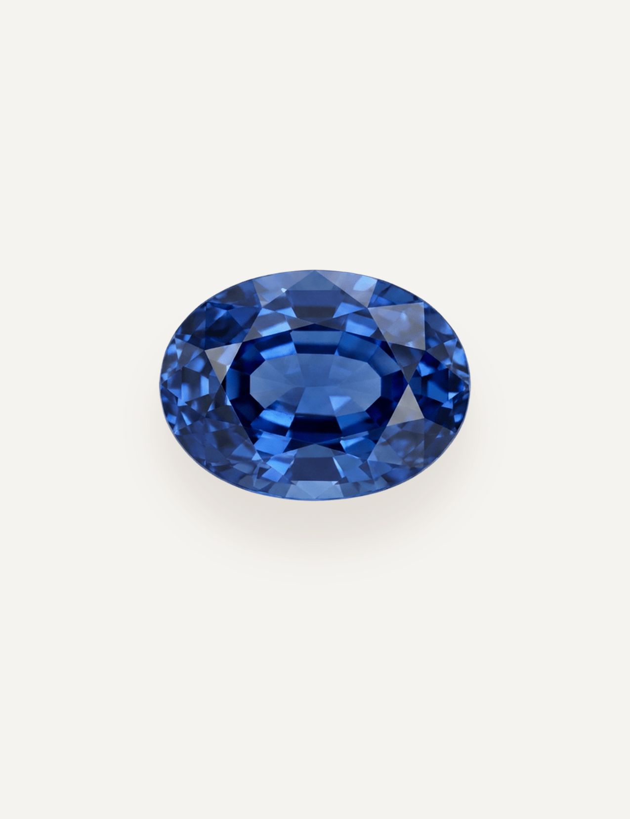 1.38ct Ceylon Blue Oval Cut Sapphire - Molten Store