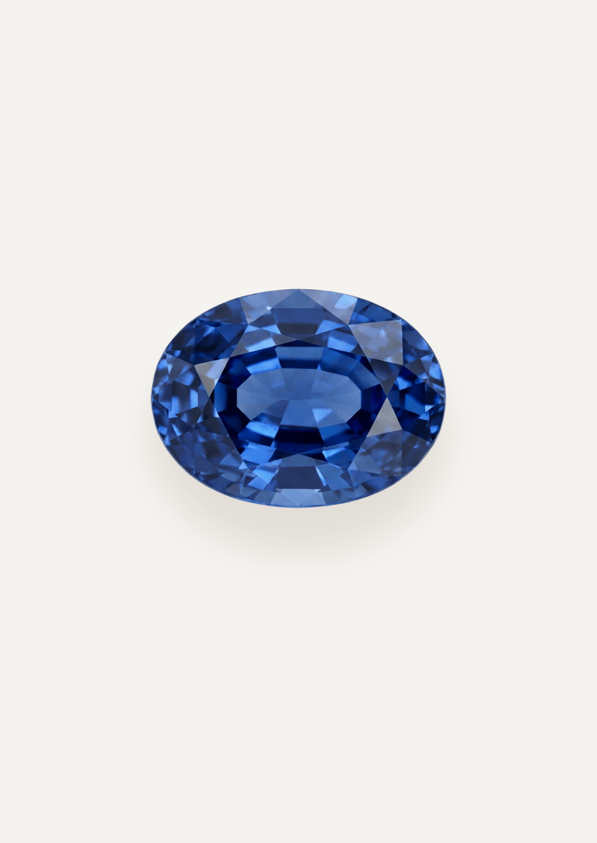 1.38ct Ceylon Blue Oval Cut Sapphire - Molten Store