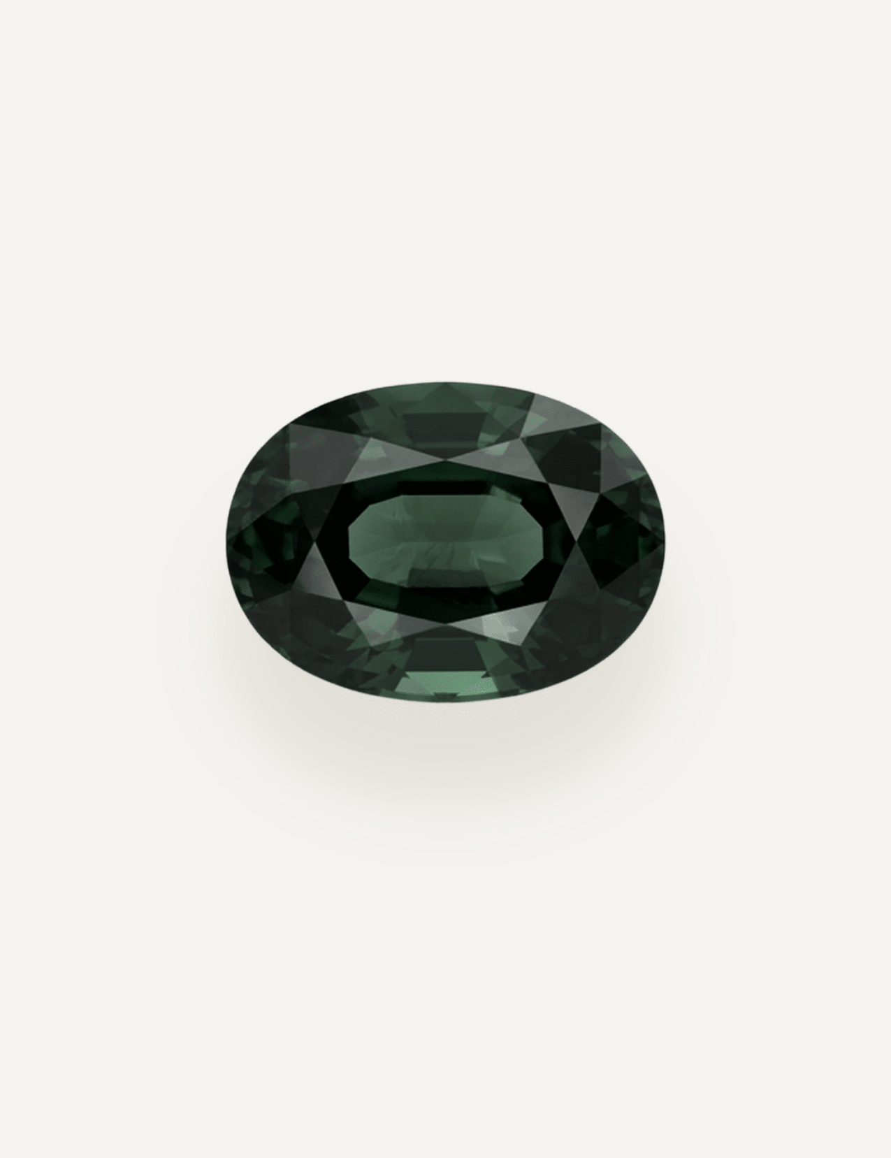 1.39ct Queensland Green Parti Oval Cut Sapphire - Molten Store