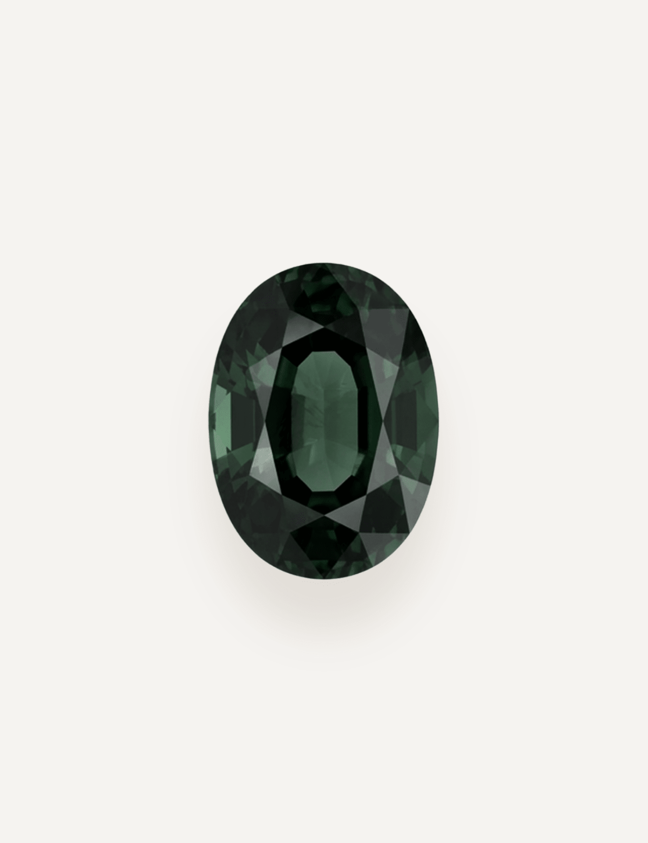 1.39ct Queensland Green Parti Oval Cut Sapphire - Molten Store