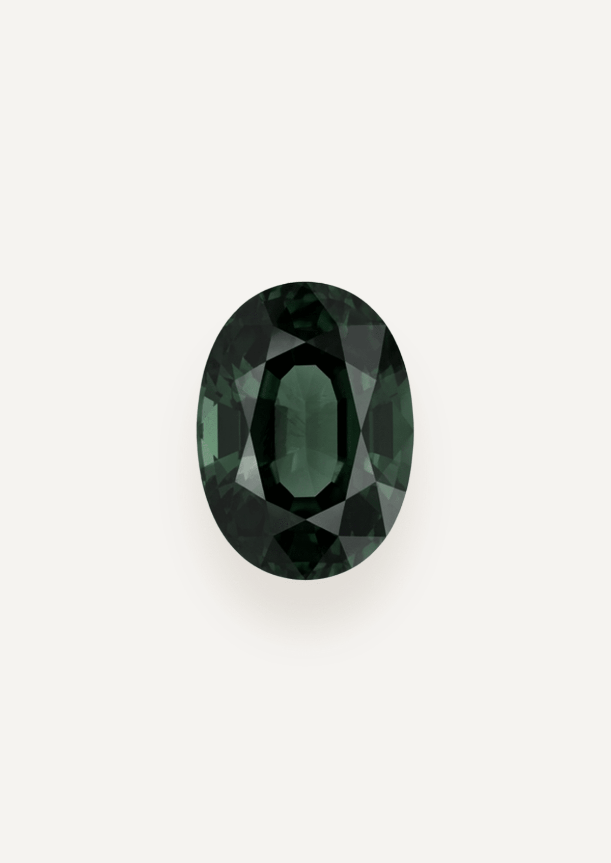 1.39ct Queensland Green Parti Oval Cut Sapphire - Molten Store
