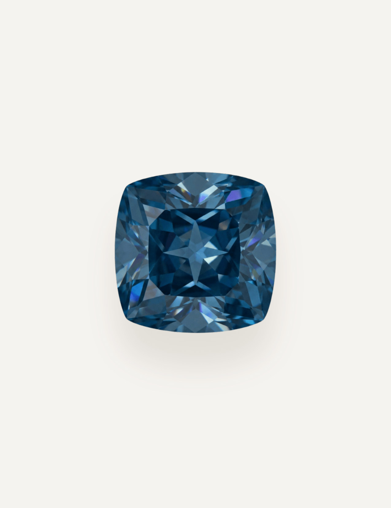1.41ct Santa Maria Blue Cushion Cut Aquamarine - Molten Store