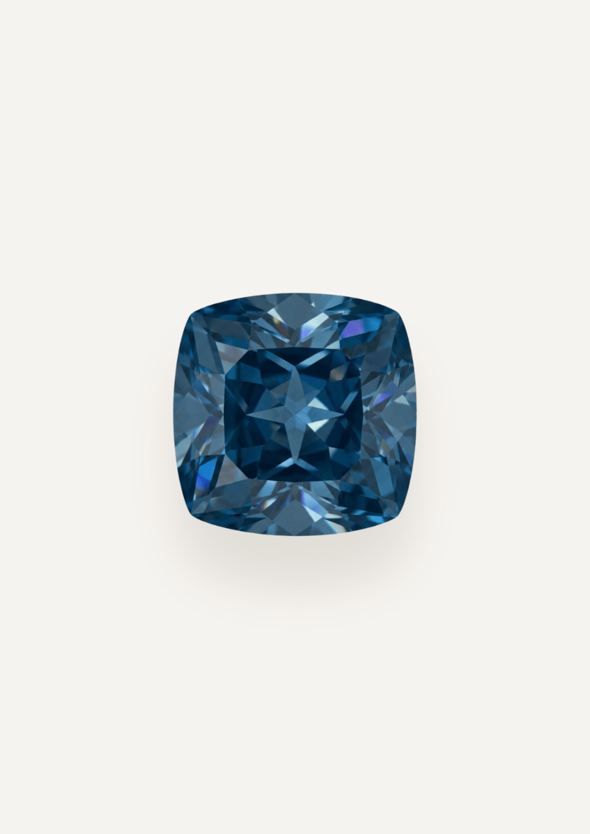 1.41ct Santa Maria Blue Cushion Cut Aquamarine - Molten Store