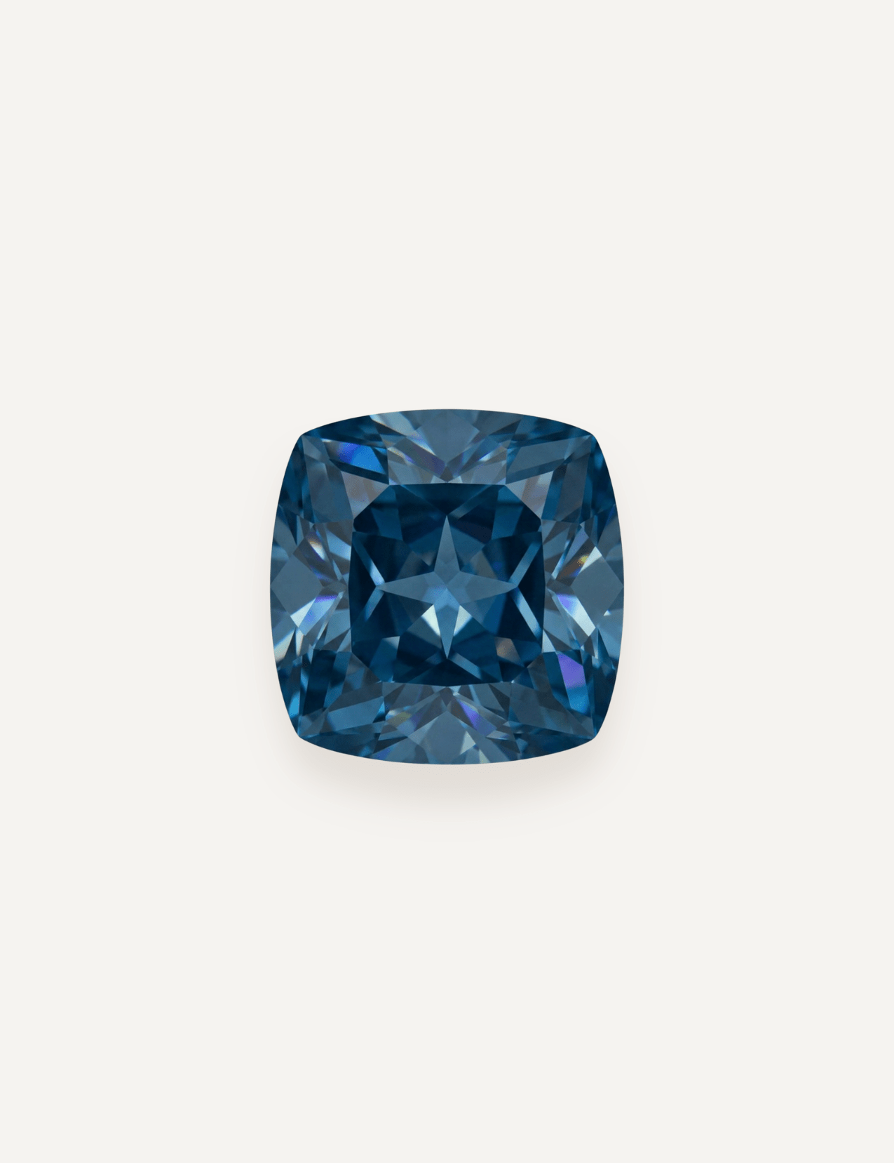 1.41ct Santa Maria Blue Cushion Cut Aquamarine - Molten Store