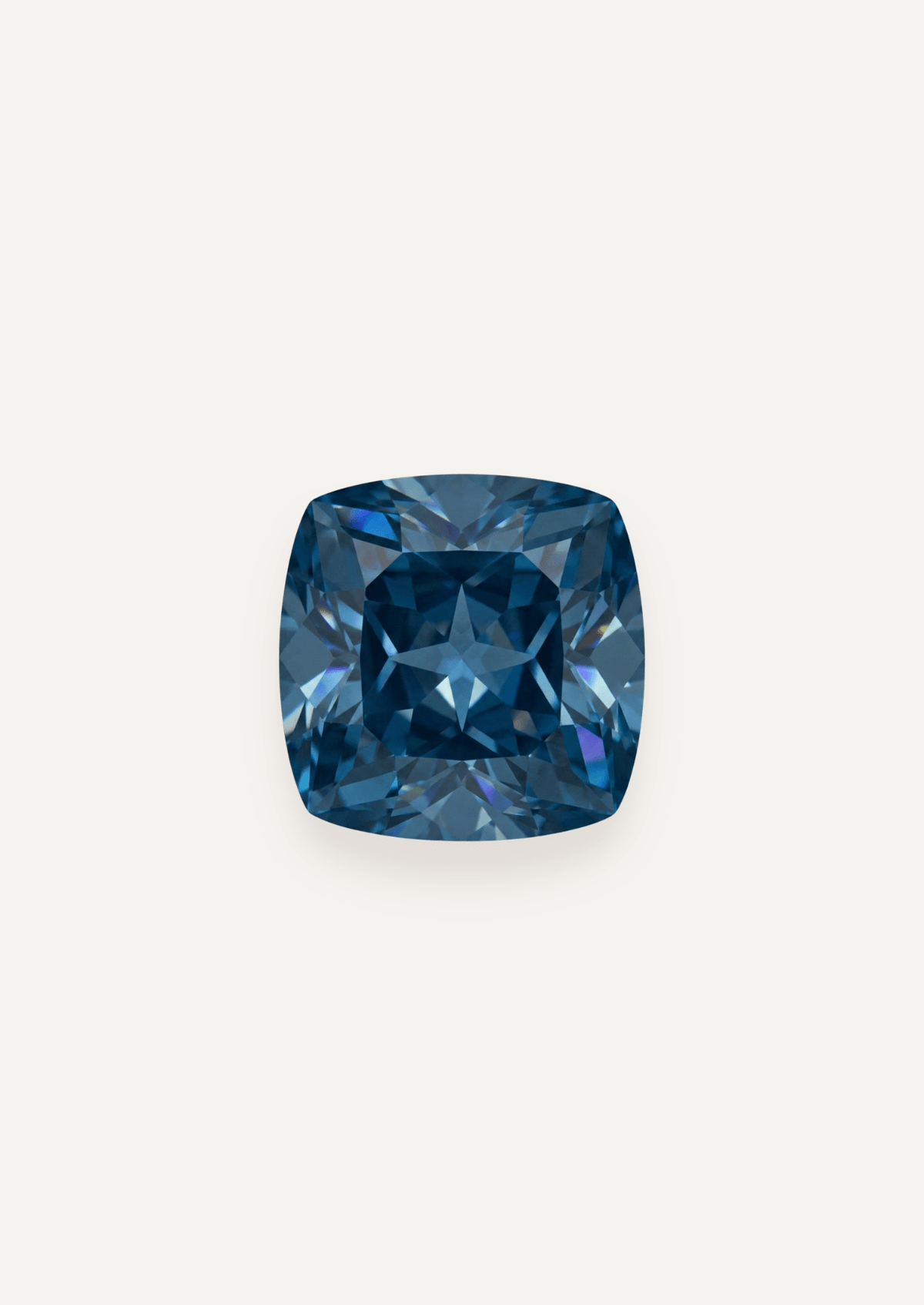 1.41ct Santa Maria Blue Cushion Cut Aquamarine - Molten Store