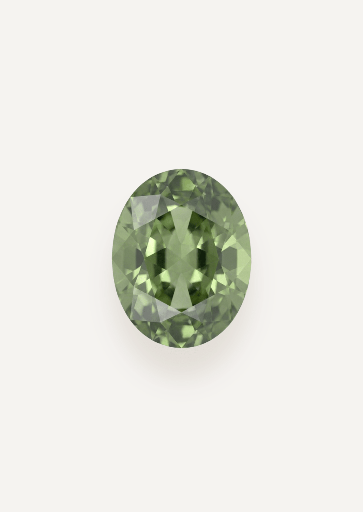 1.43ct Australian Green Oval Cut Sapphire - Molten Store