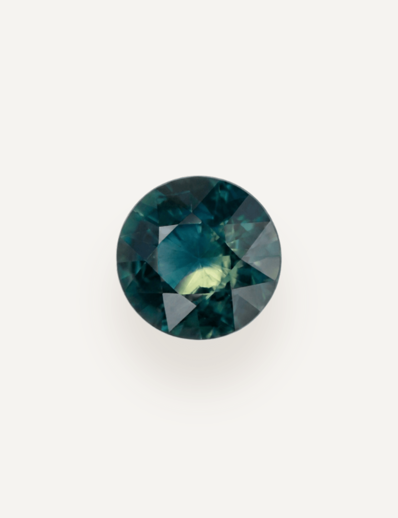1.44ct Queensland Blue Green Parti Round Cut Sapphire - Molten Store