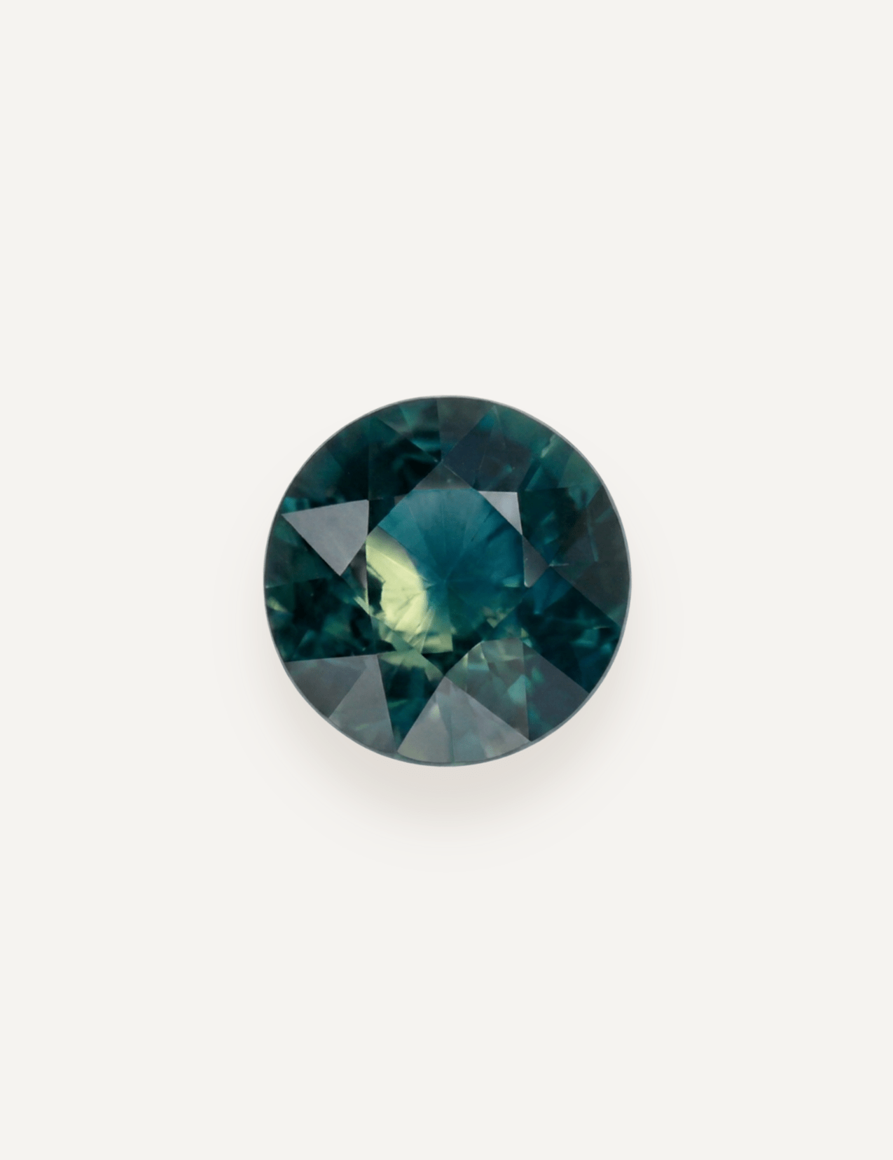 1.44ct Queensland Blue Green Parti Round Cut Sapphire - Molten Store