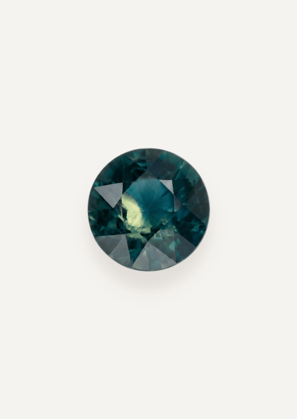 1.44ct Queensland Blue Green Parti Round Cut Sapphire - Molten Store