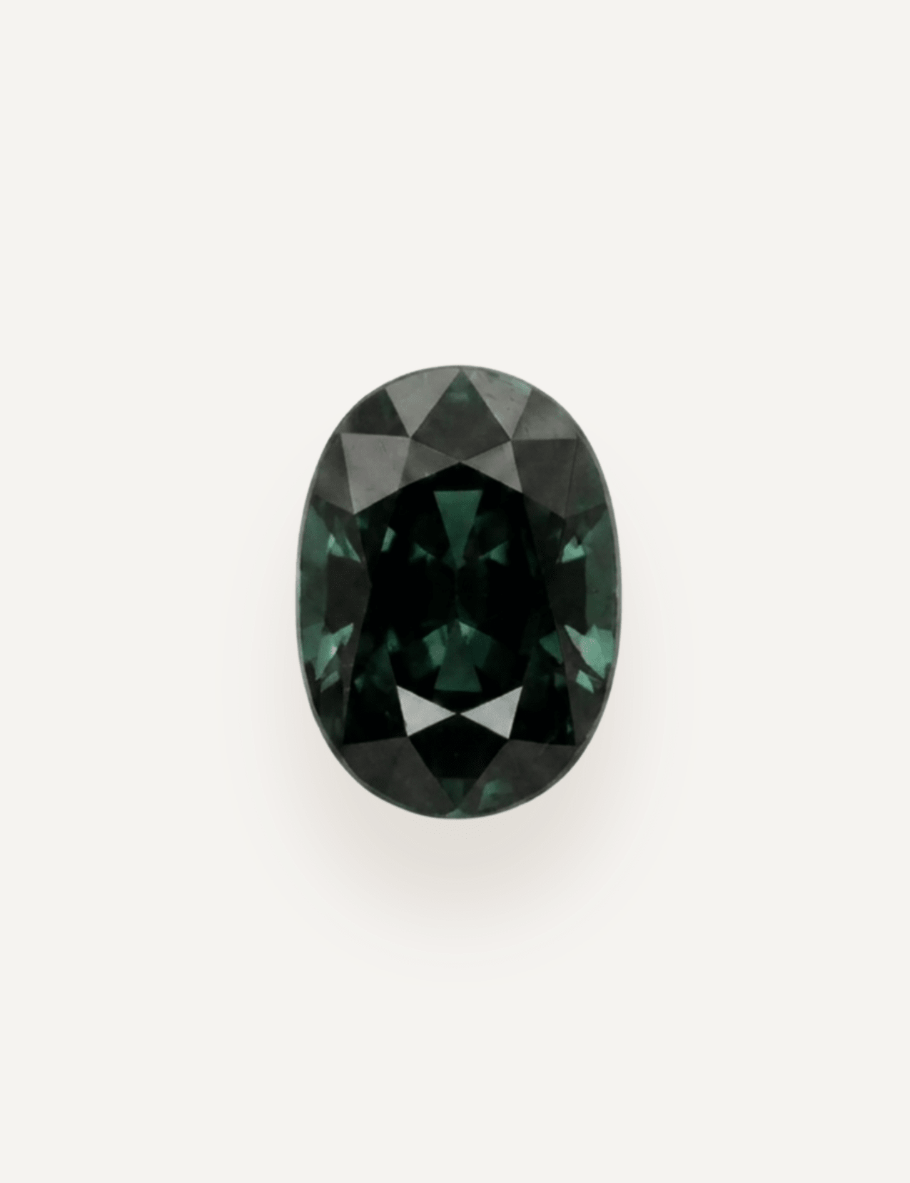 1.45ct Queensland Green Parti Oval Cut Sapphire - Molten Store