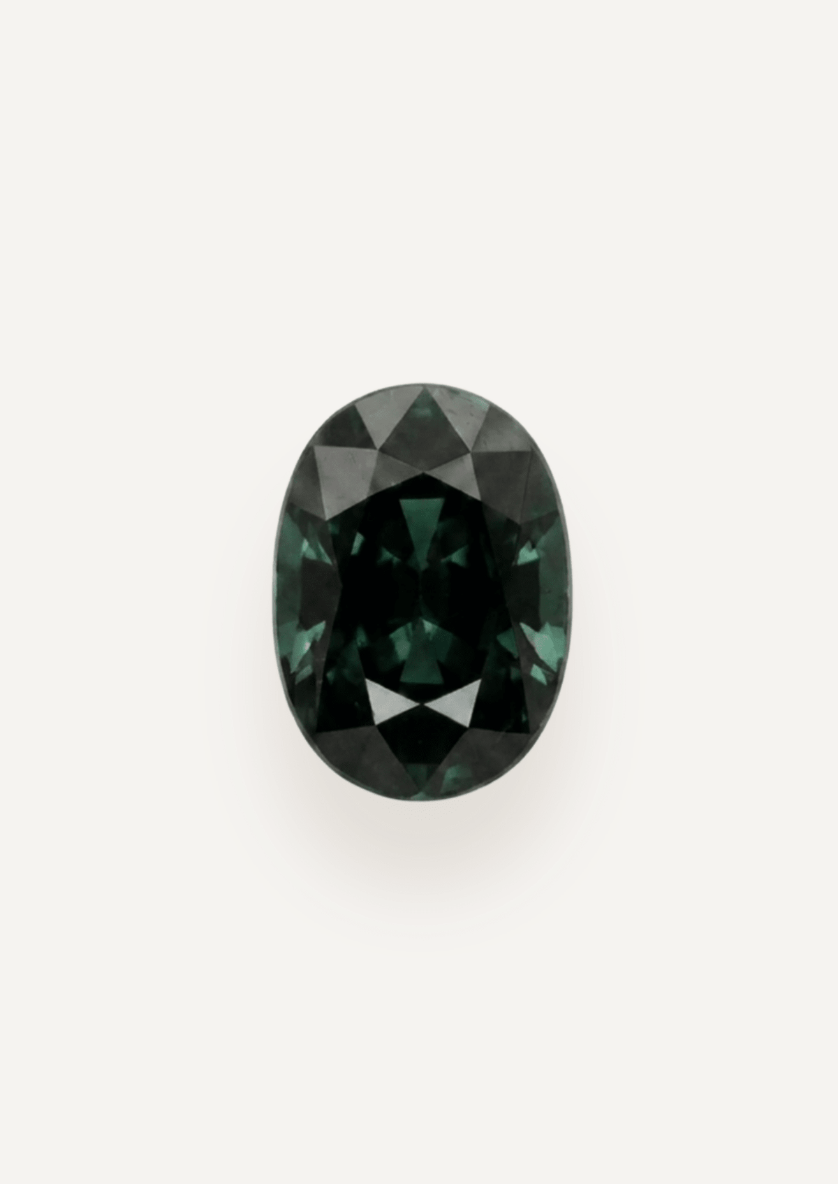 1.45ct Queensland Green Parti Oval Cut Sapphire - Molten Store