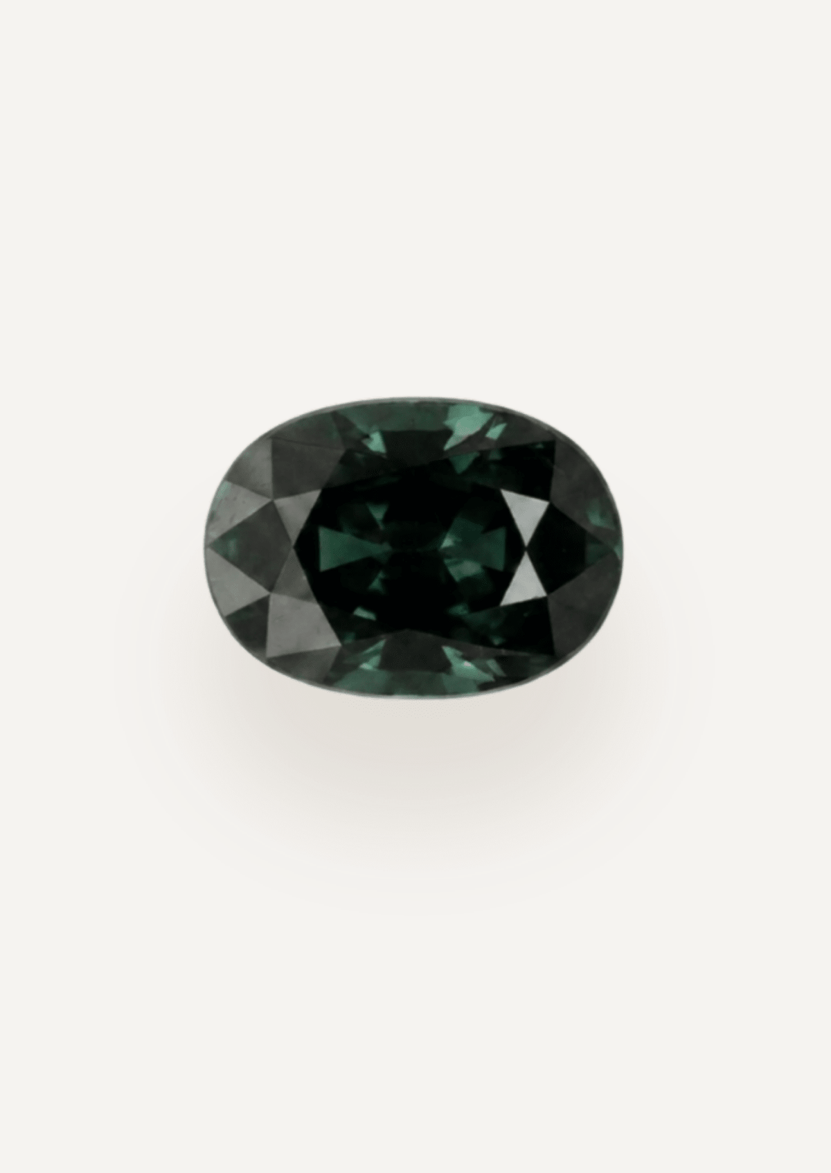 1.45ct Queensland Green Parti Oval Cut Sapphire - Molten Store