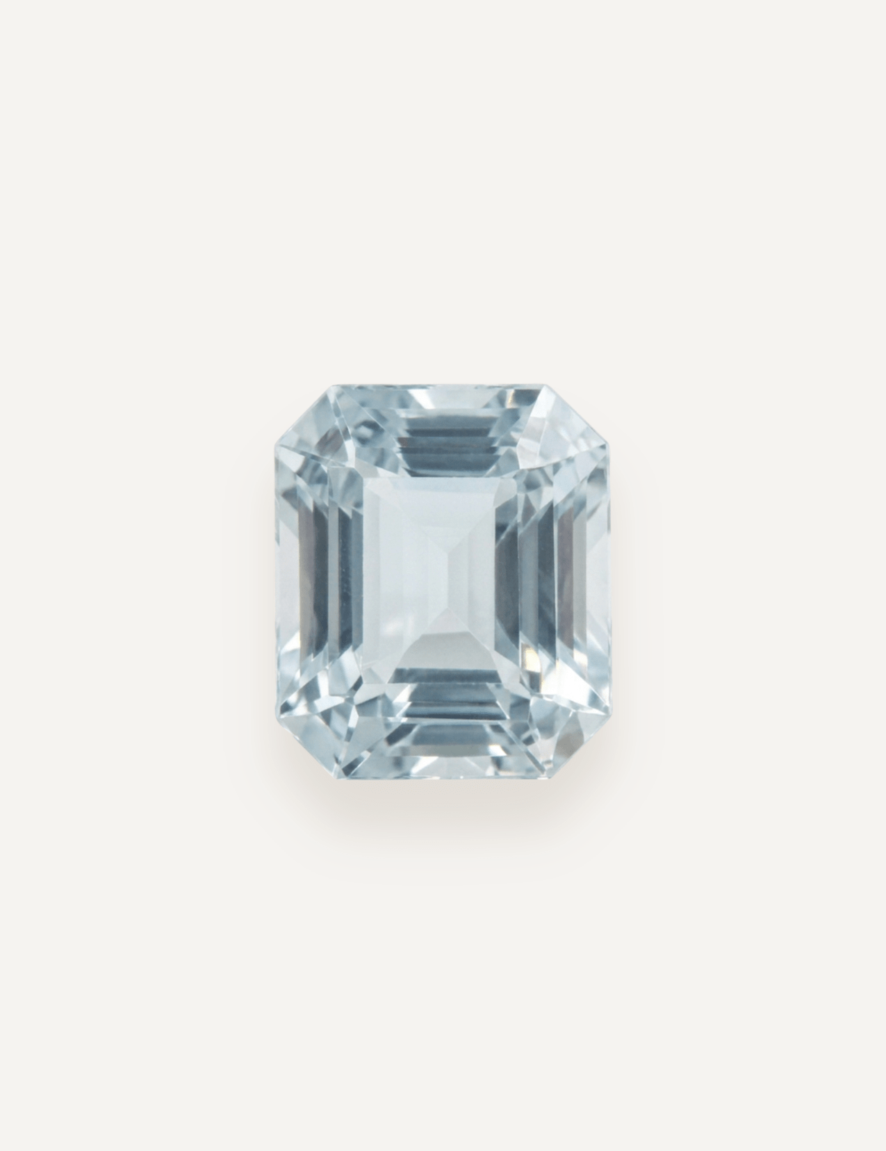 1.46ct Pale Blue Emerald Cut Aquamarine - Molten Store