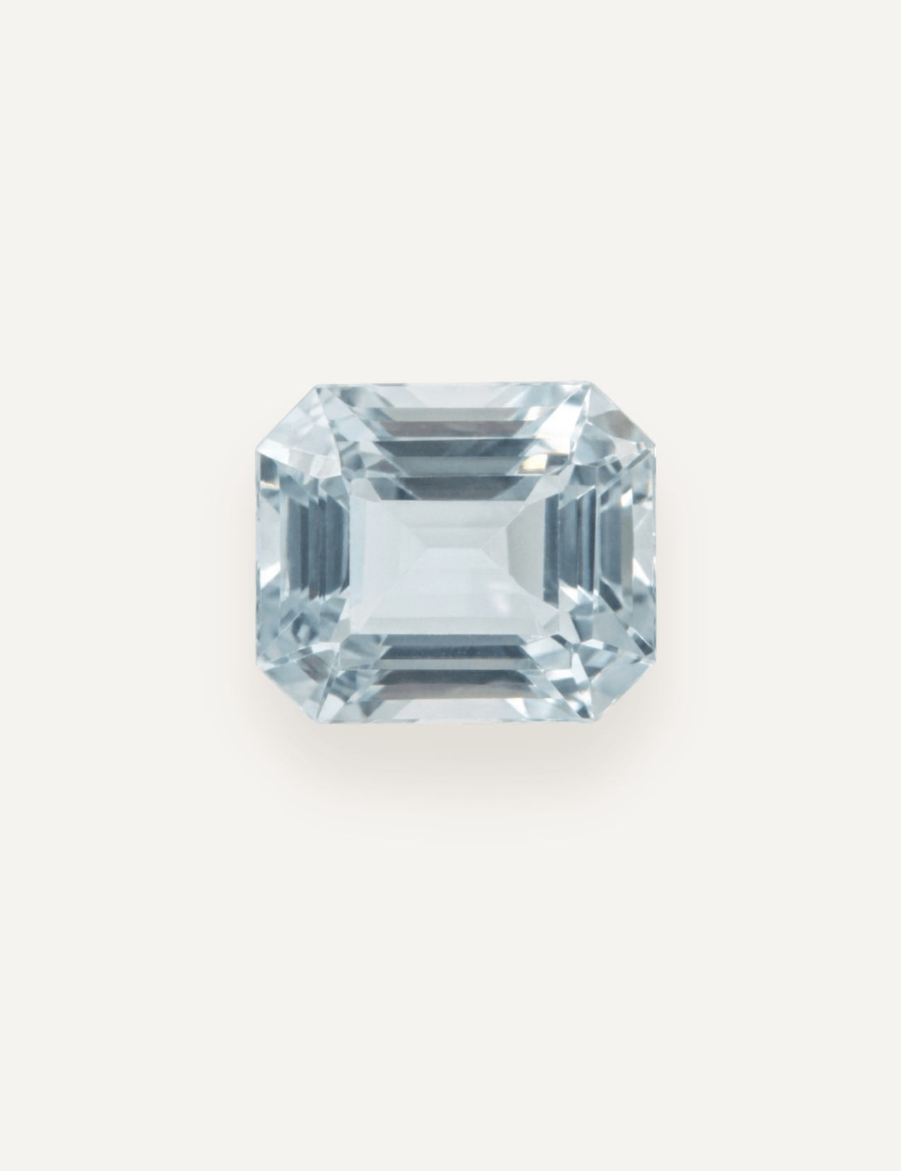 1.46ct Pale Blue Emerald Cut Aquamarine - Molten Store