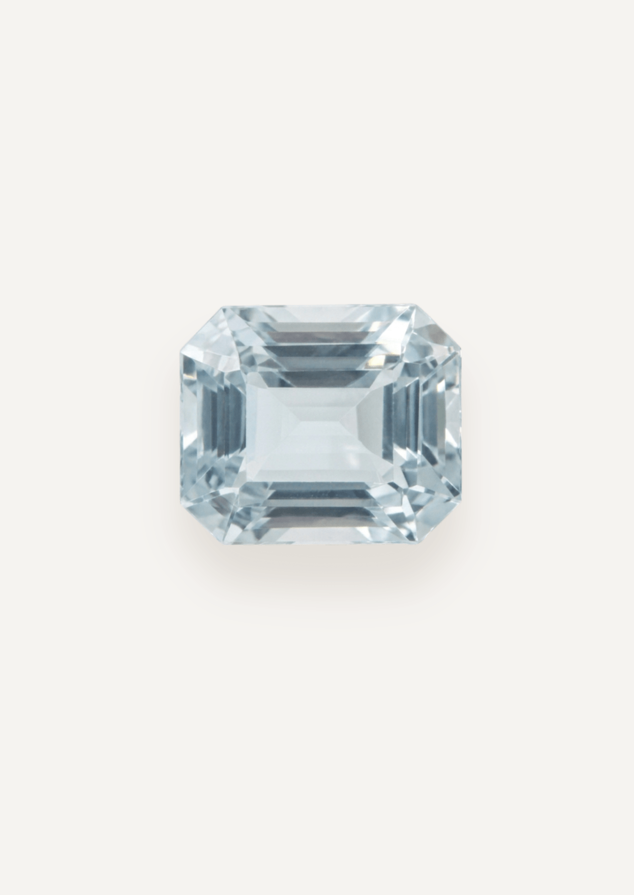 1.46ct Pale Blue Emerald Cut Aquamarine - Molten Store